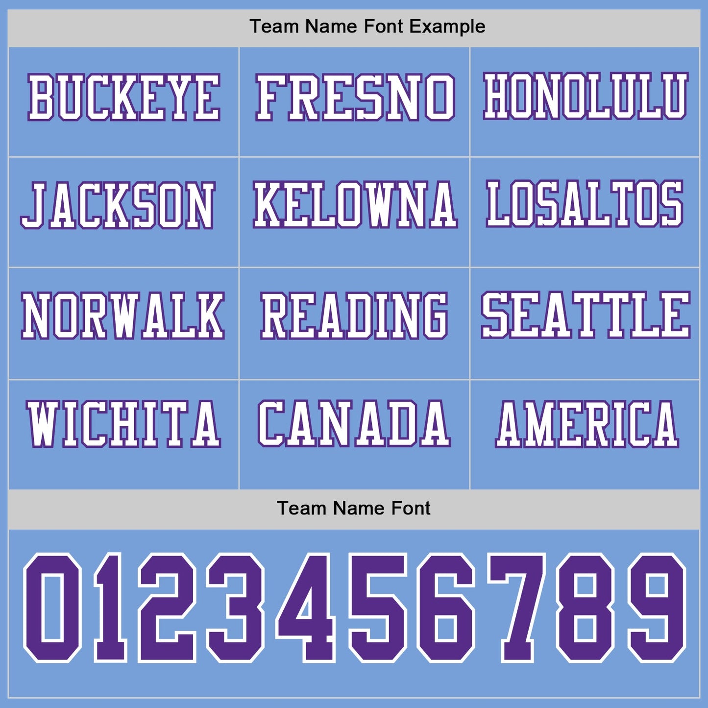 Custom Light Blue Purple-White Long Sleeve Authentic Football Jersey view 3
