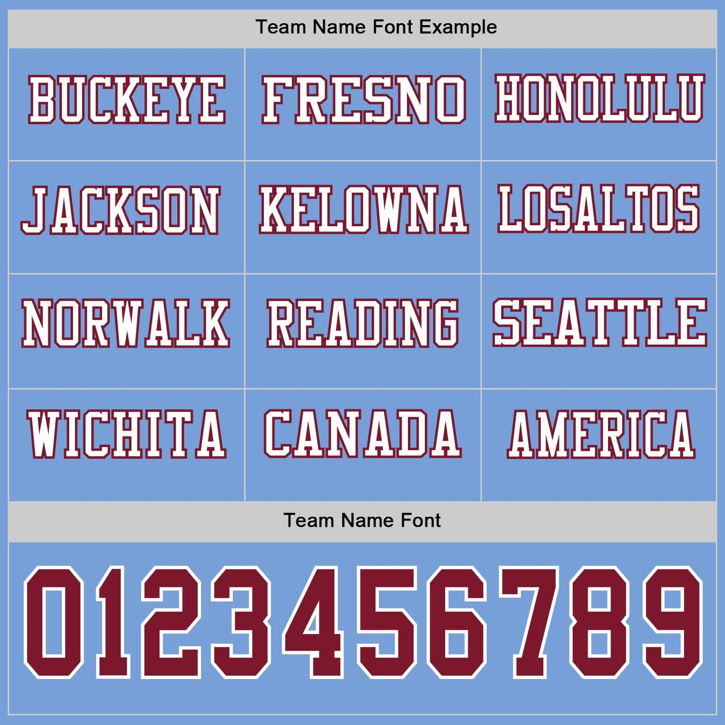 Custom Light Blue Crimson-White Long Sleeve Authentic Football Jersey view 3