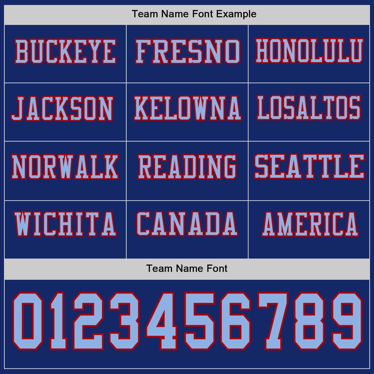 Custom Royal Light Blue-Red Long Sleeve Authentic Football Jersey view 3