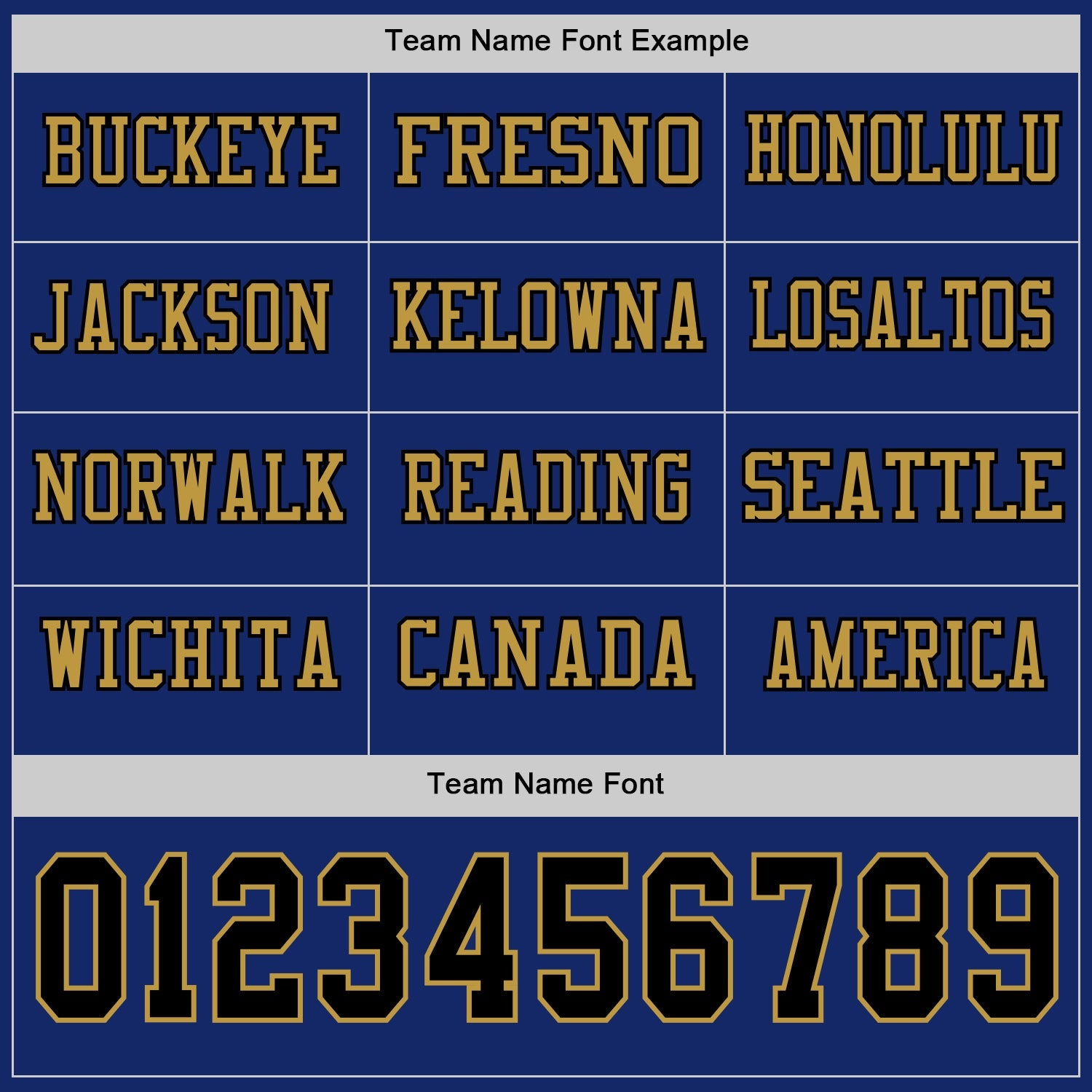 Custom Royal Black-Old Gold Long Sleeve Authentic Football Jersey view 3