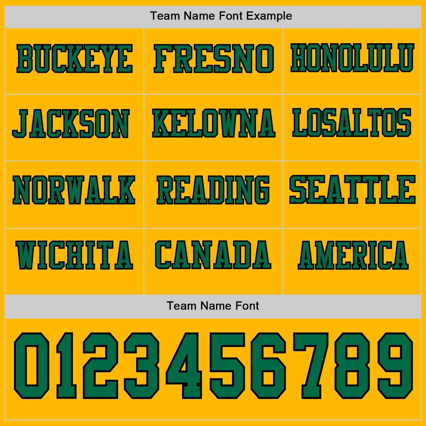 Custom Gold Kelly Green-Black Long Sleeve Authentic Football Jersey view 3