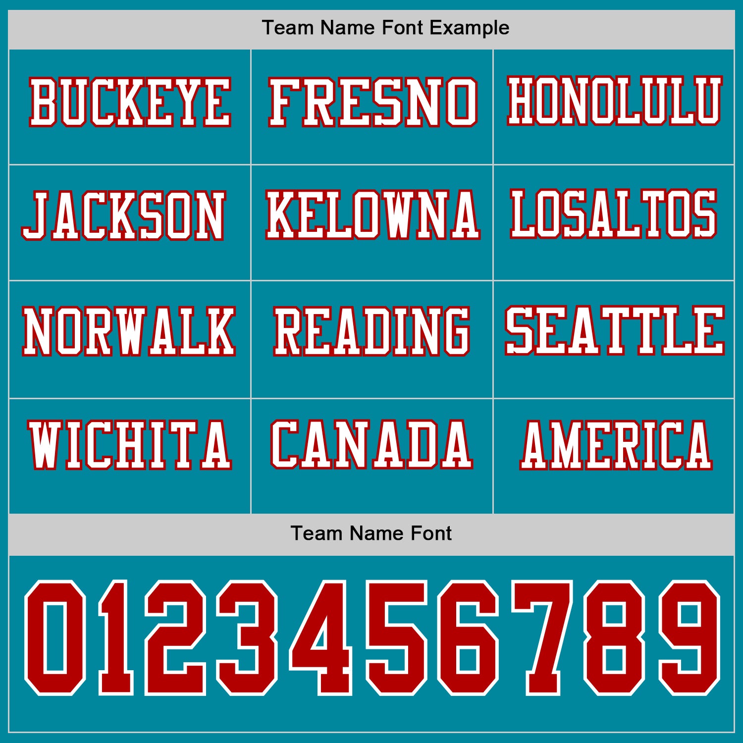 Custom Teal Red-White Long Sleeve Authentic Football Jersey view 3