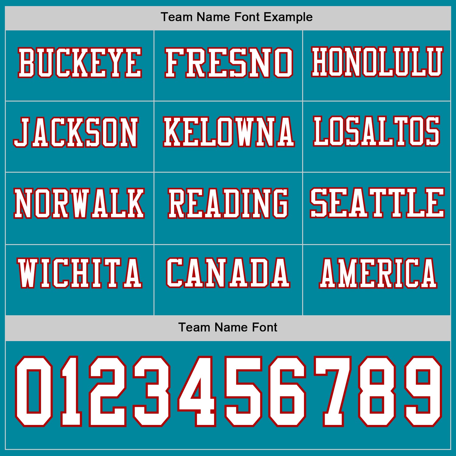 Custom Teal White-Red Long Sleeve Authentic Football Jersey view 3