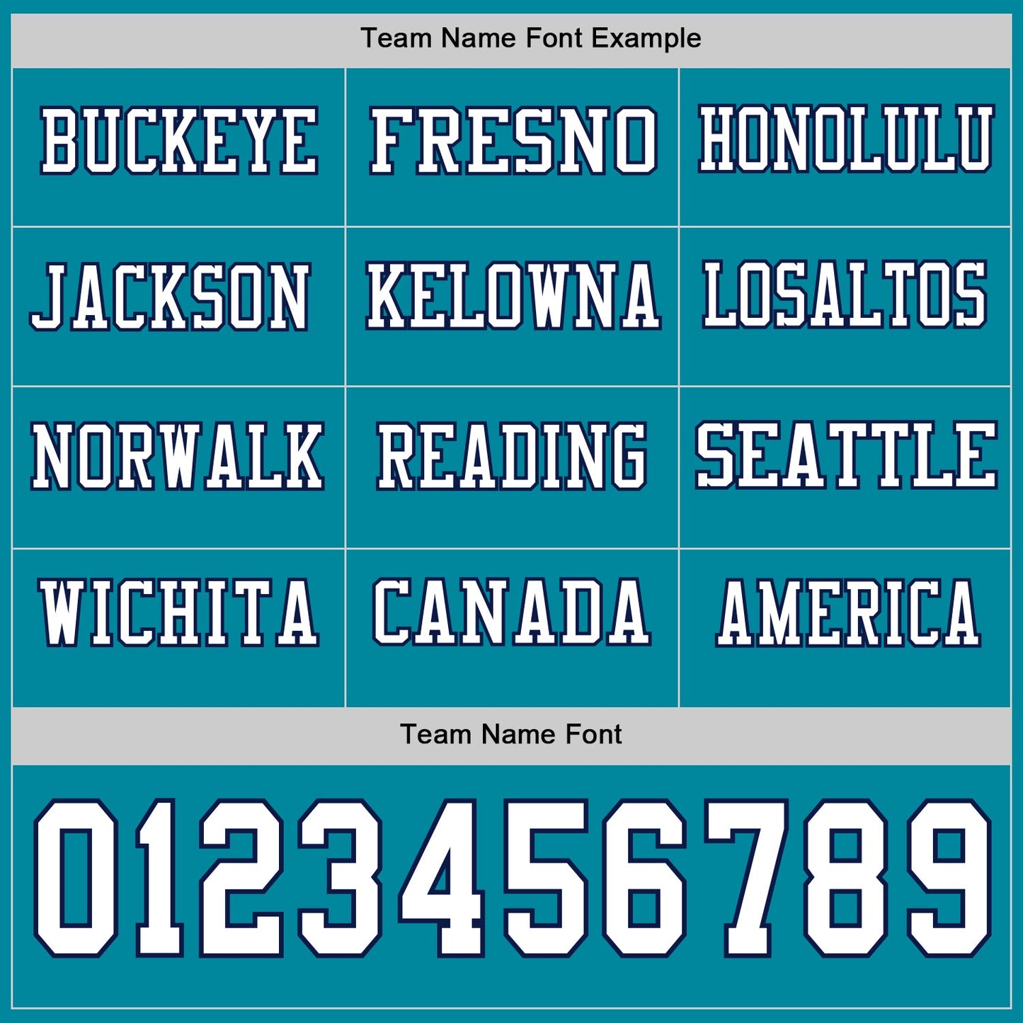 Custom Teal White-Navy Long Sleeve Authentic Football Jersey view 3
