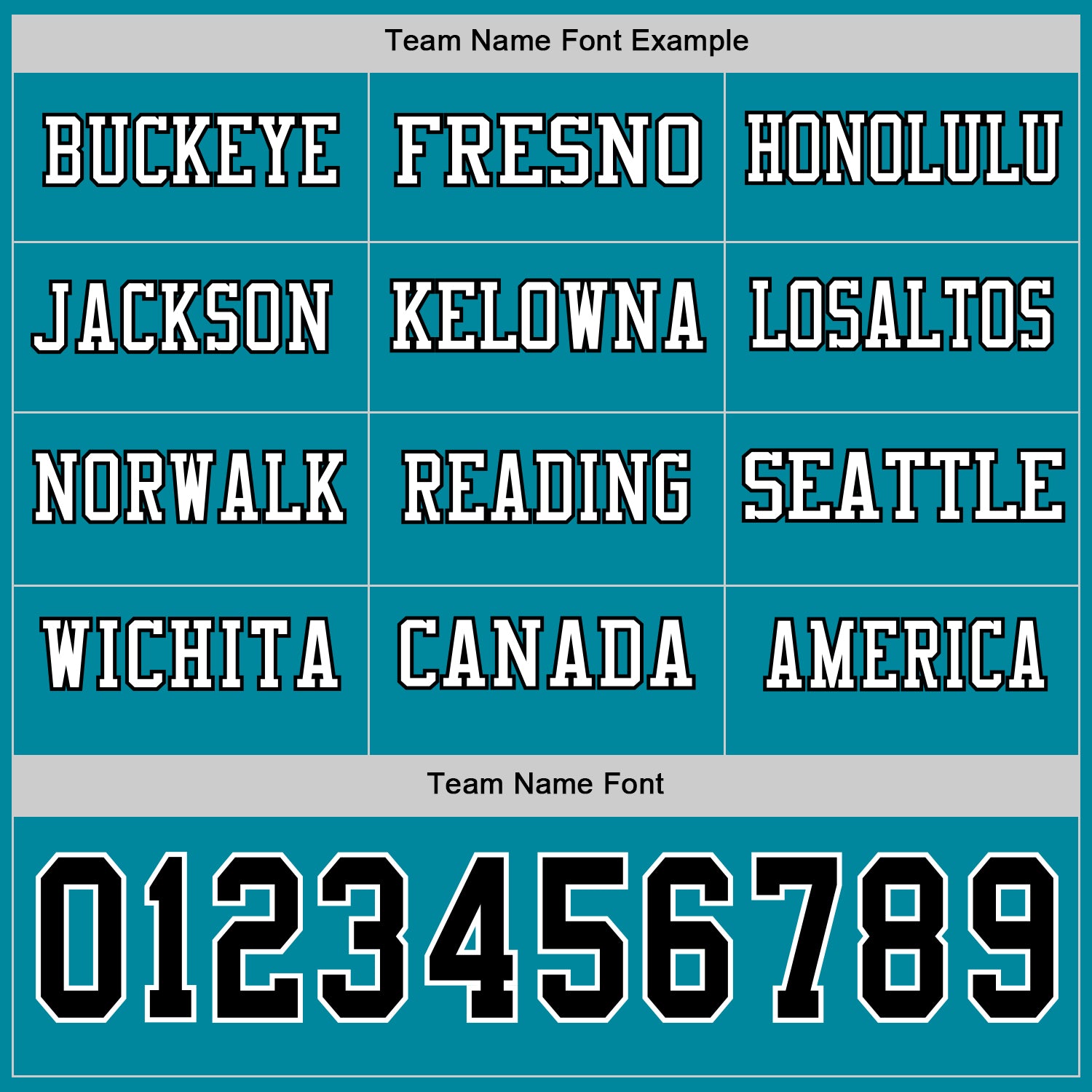 Custom Teal Black-White Long Sleeve Authentic Football Jersey view 3