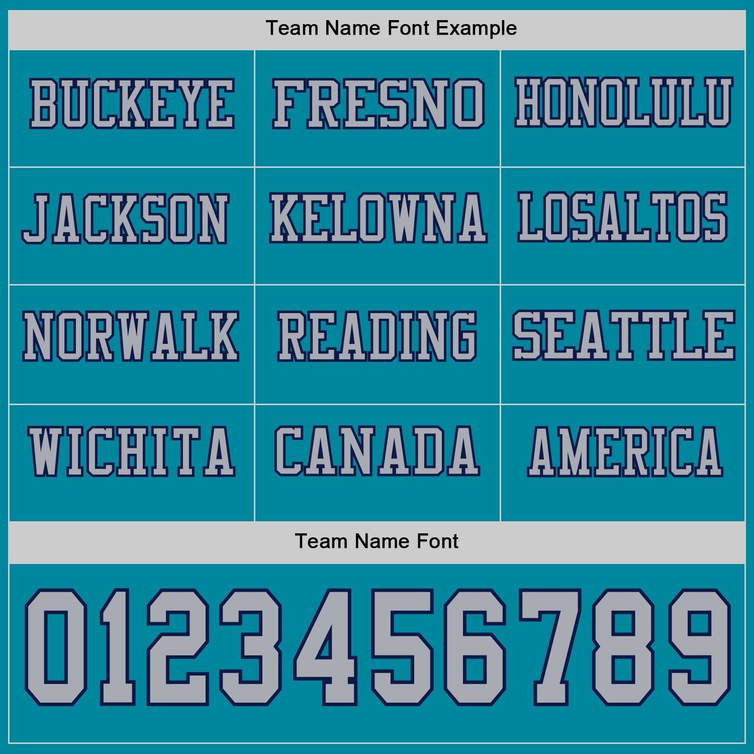 Custom Teal Gray-Navy Long Sleeve Authentic Football Jersey view 3