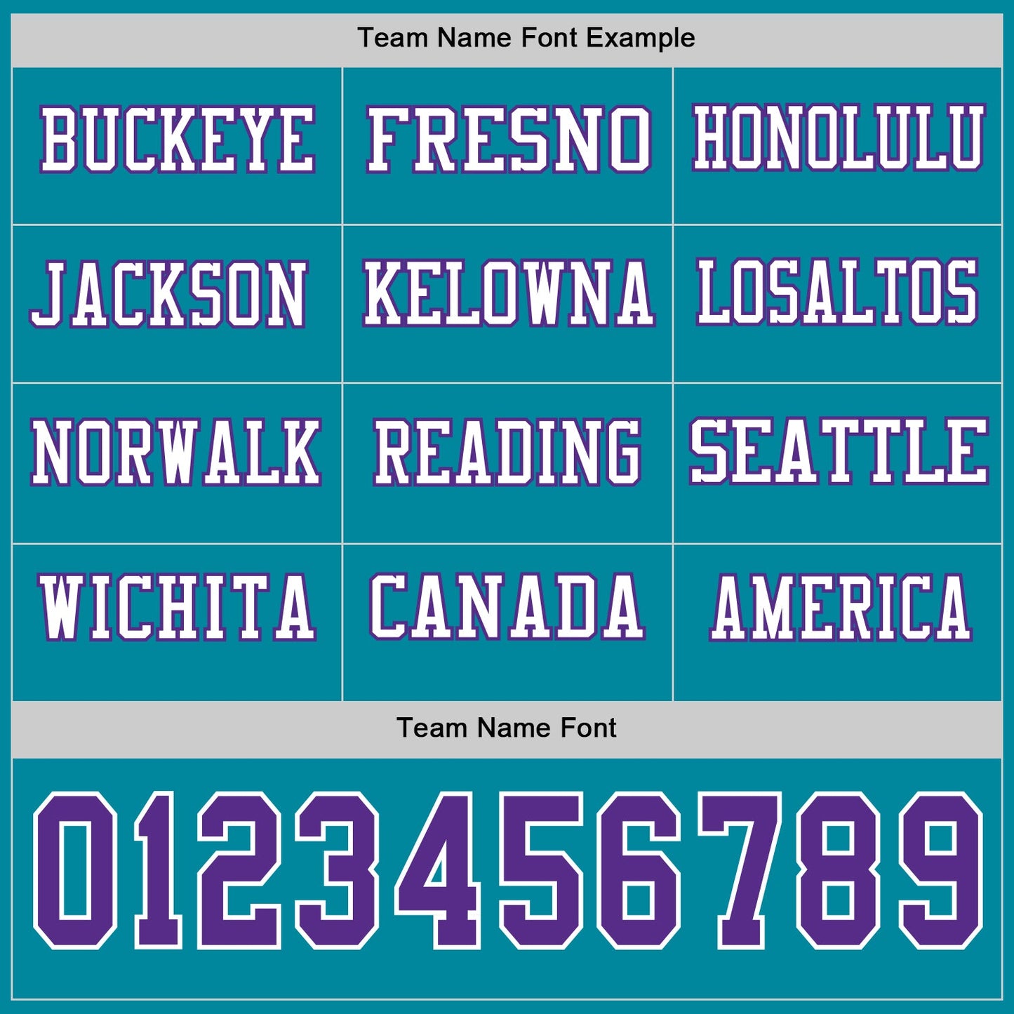 Custom Teal Purple-White Long Sleeve Authentic Football Jersey view 3