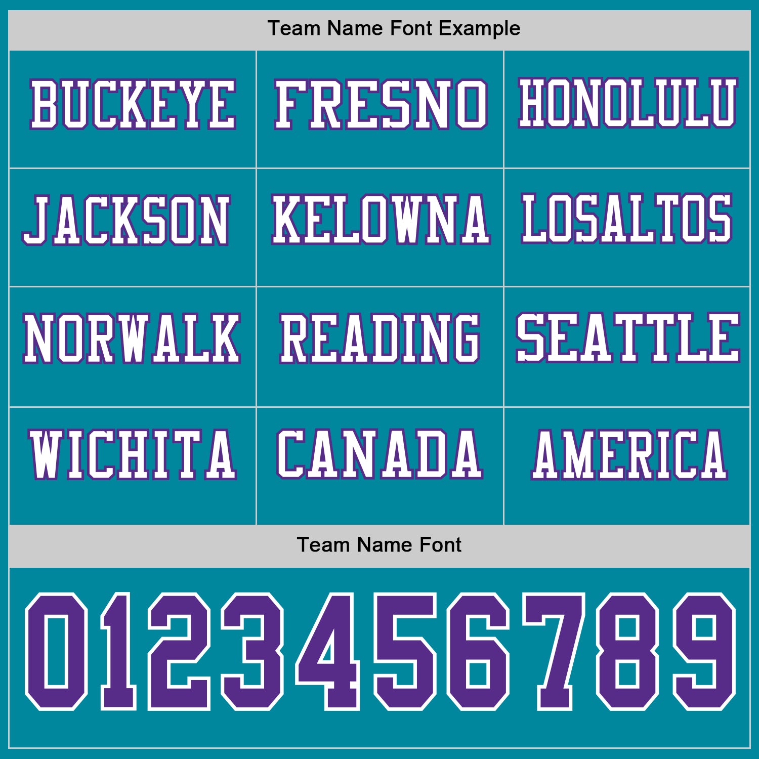 Custom Teal Purple-White Long Sleeve Authentic Football Jersey view 3