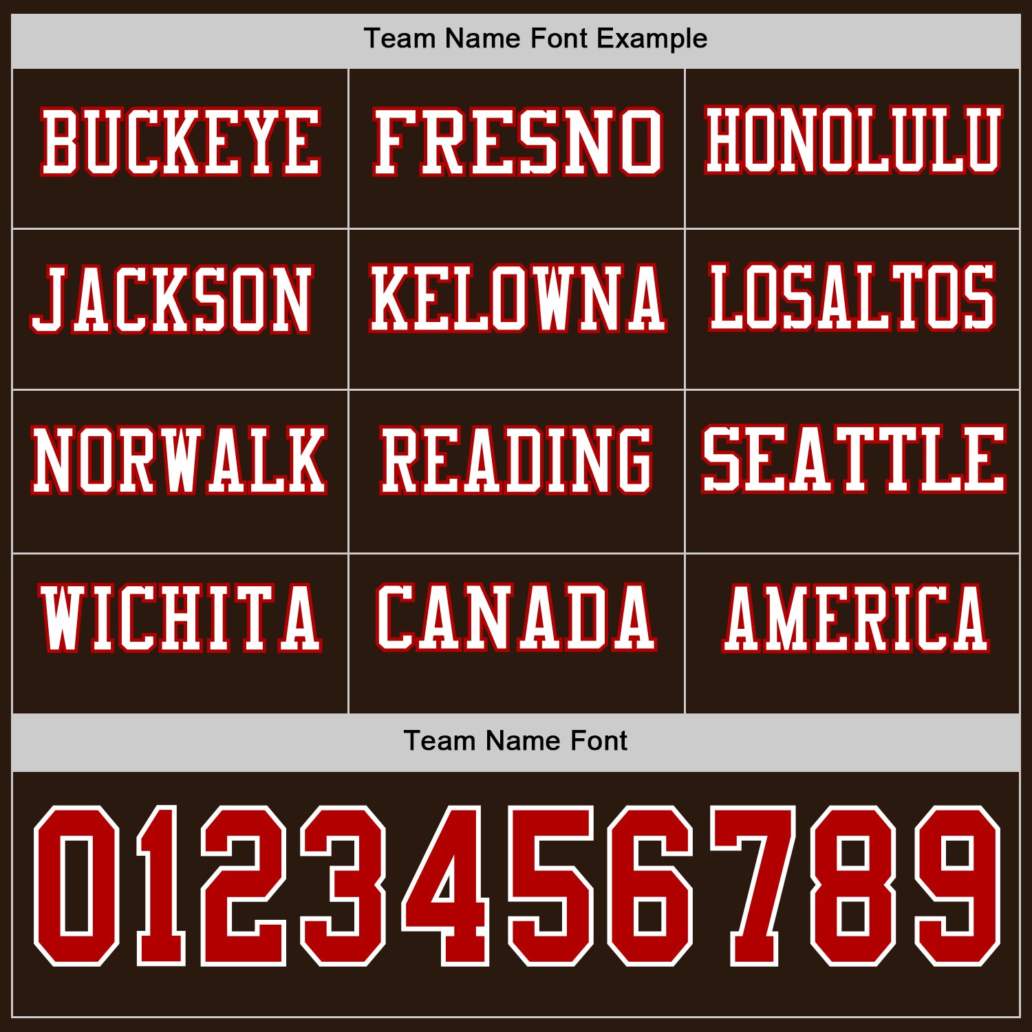 Custom Brown Red-White Long Sleeve Authentic Football Jersey view 3