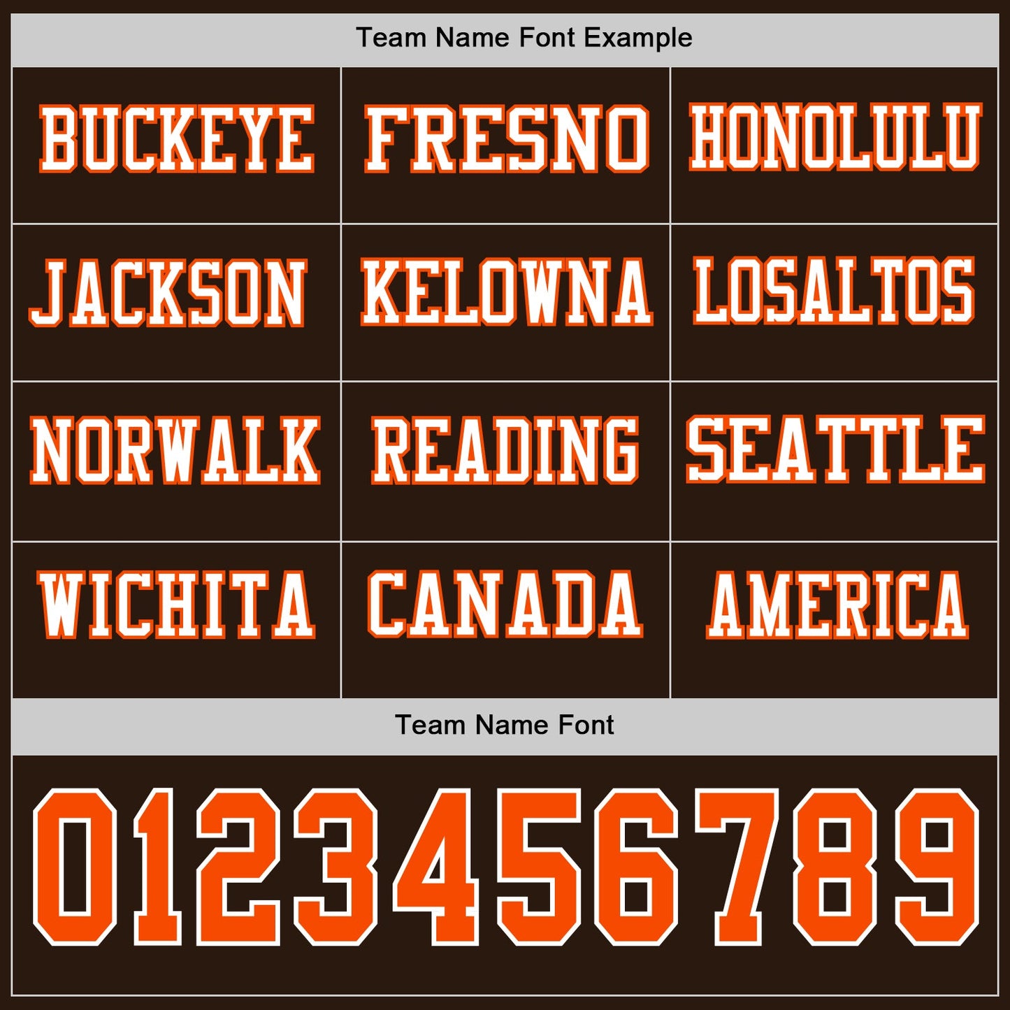 Custom Brown Orange-White Long Sleeve Authentic Football Jersey view 3