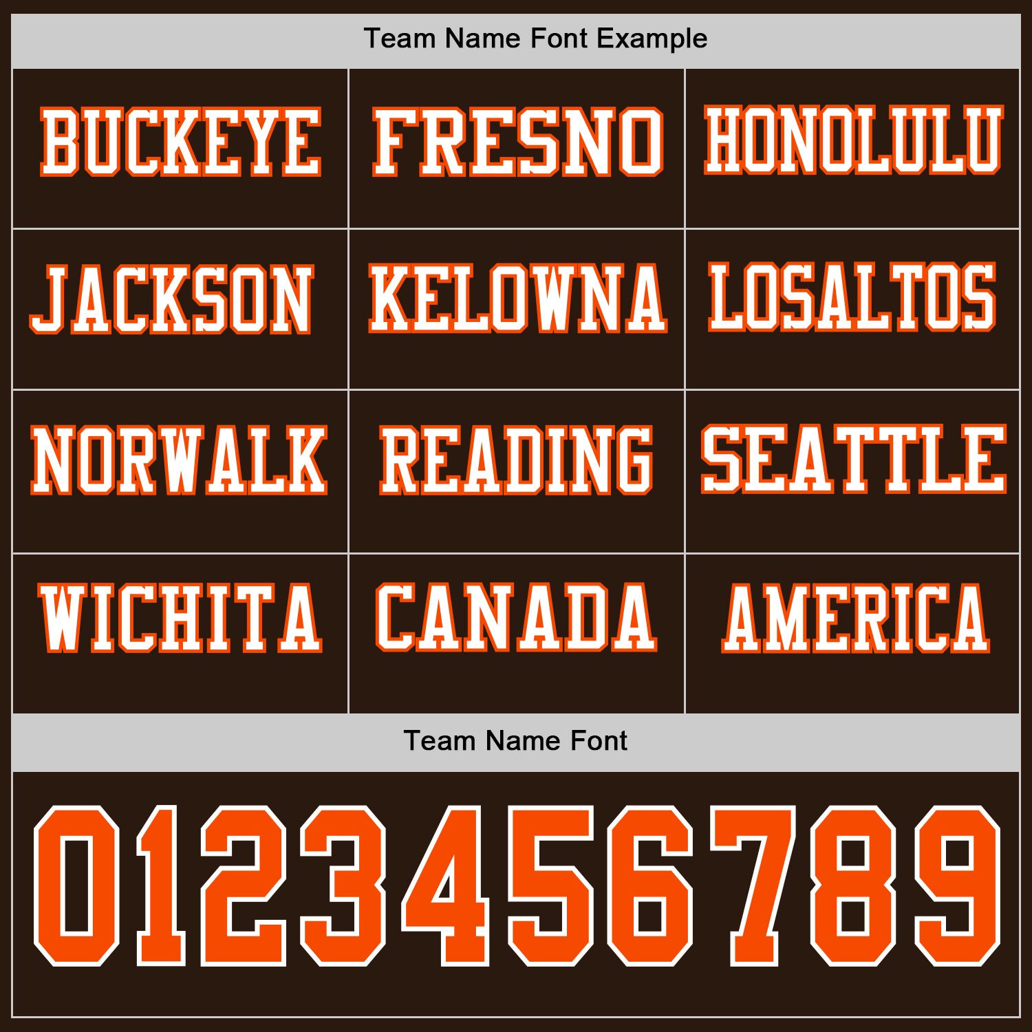 Custom Brown Orange-White Long Sleeve Authentic Football Jersey view 3