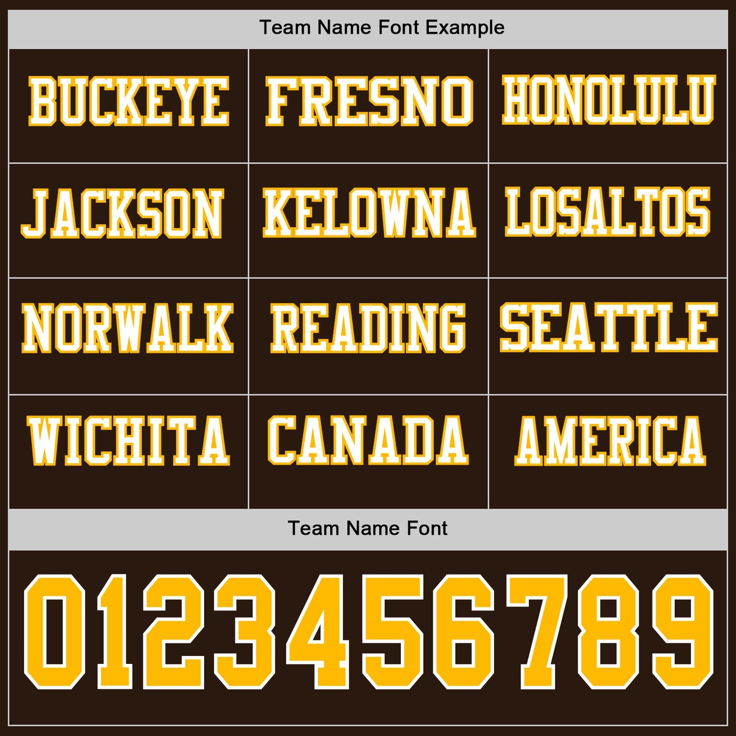 Custom Brown Gold-White Long Sleeve Authentic Football Jersey view 3