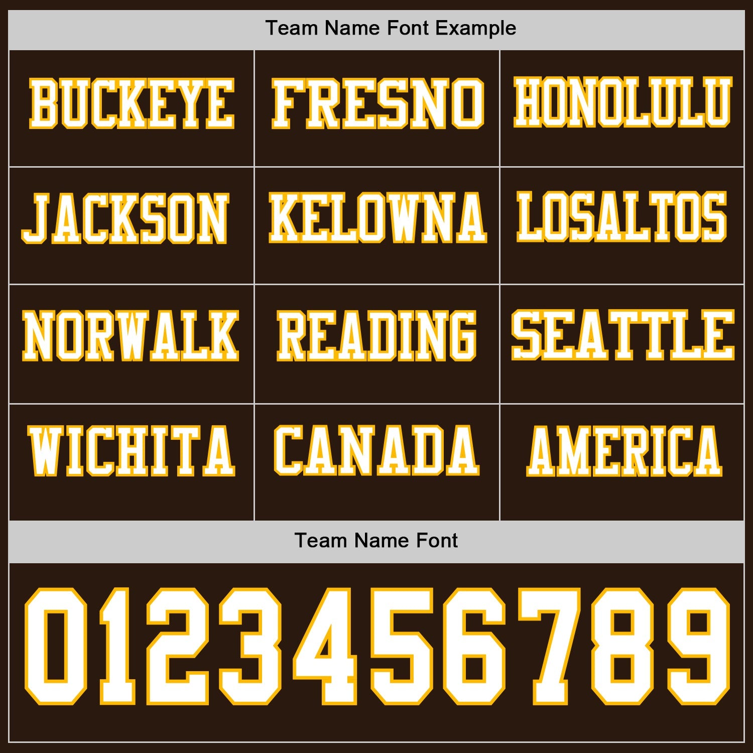 Custom Brown White-Gold Long Sleeve Authentic Football Jersey view 3