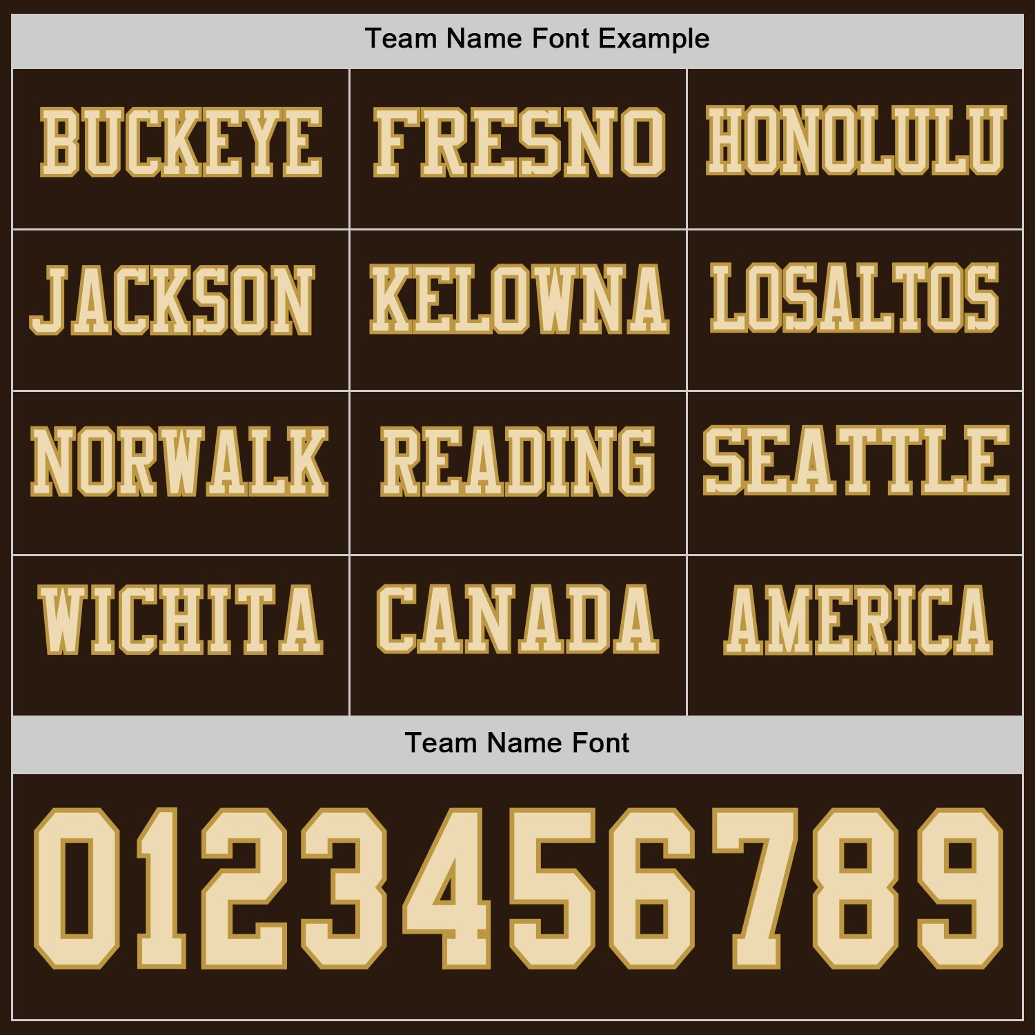 Custom Brown Cream-Old Gold Long Sleeve Authentic Football Jersey view 3