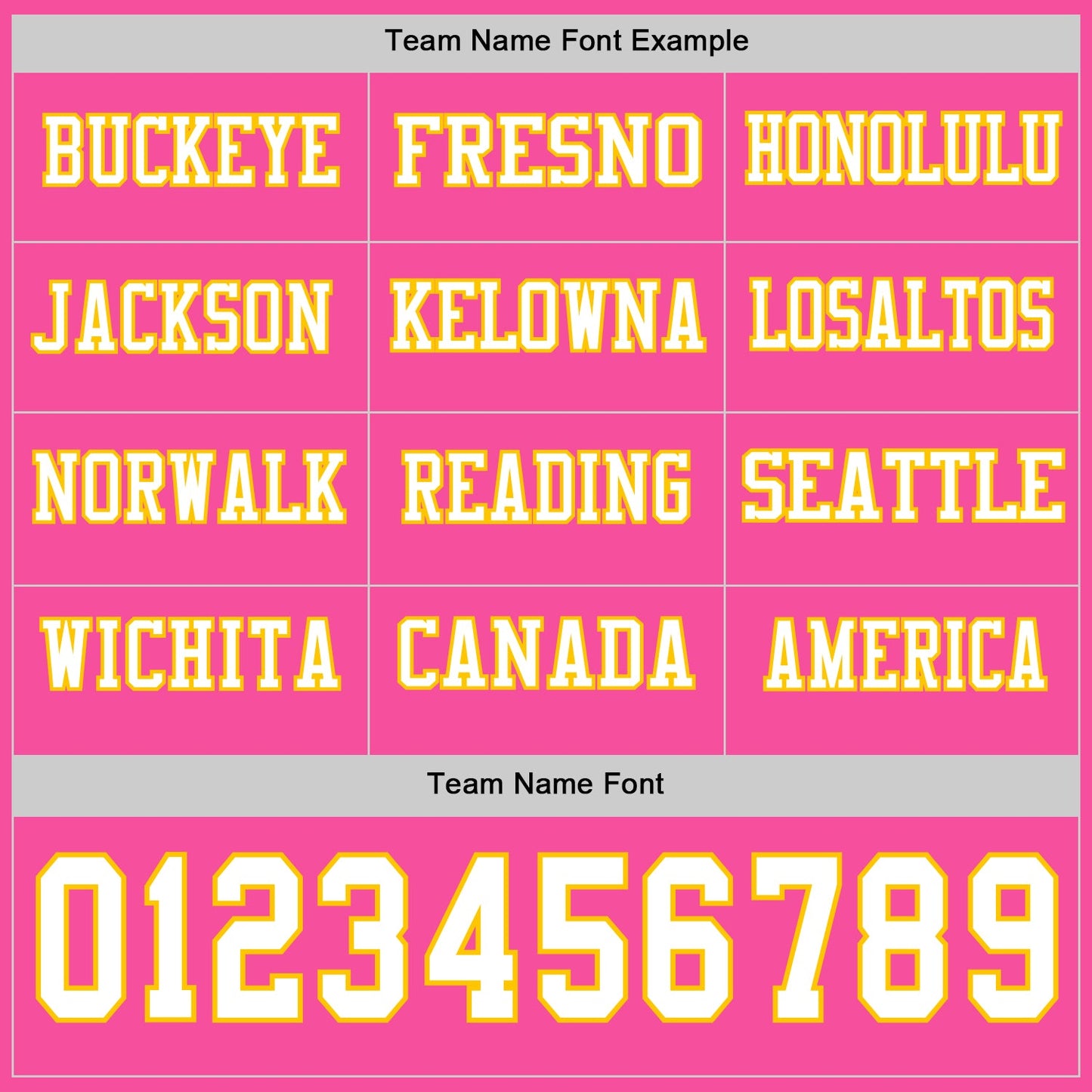 Custom Pink White-Yellow Long Sleeve Authentic Football Jersey view 3