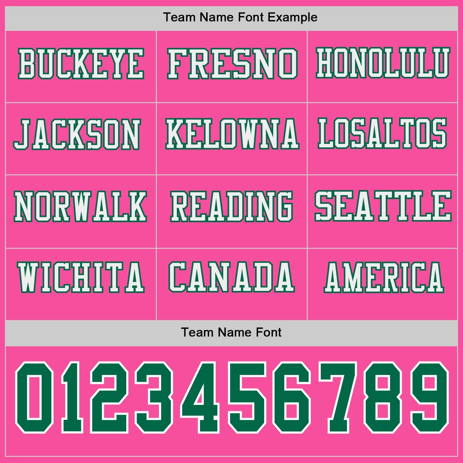 Custom Pink Kelly Green-White Long Sleeve Authentic Football Jersey view 3