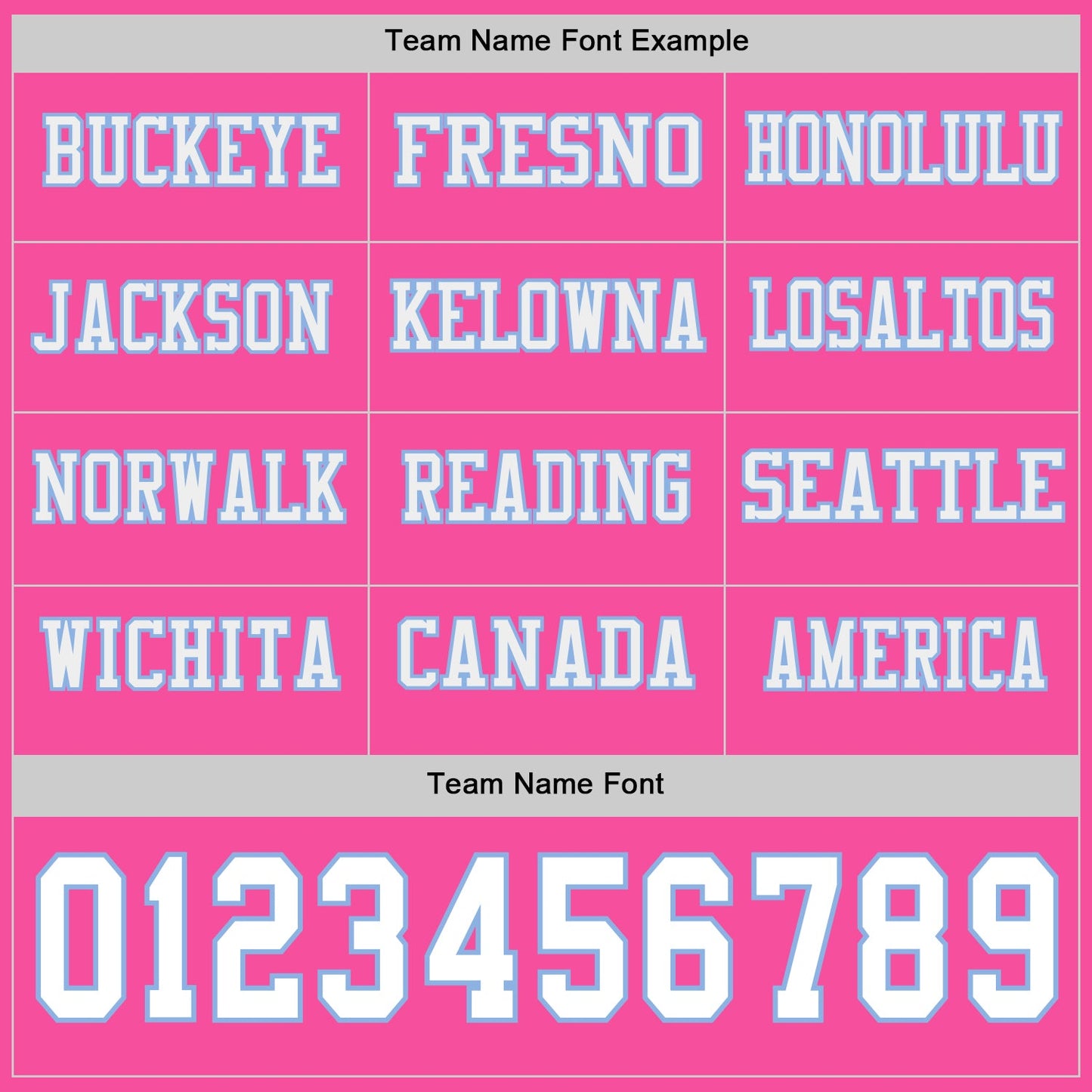 Custom Pink White-Light Blue Long Sleeve Authentic Football Jersey view 3