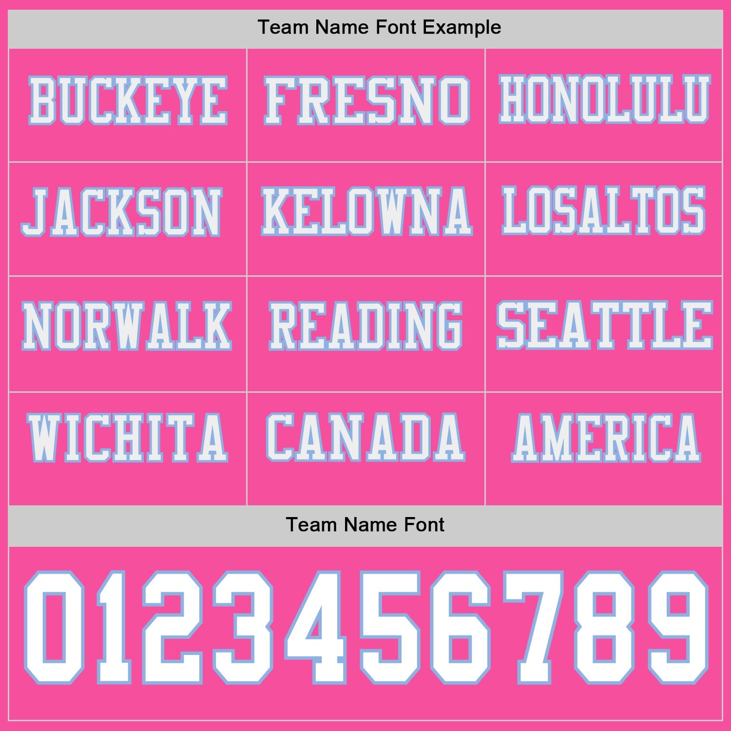 Custom Pink White-Light Blue Long Sleeve Authentic Football Jersey view 3