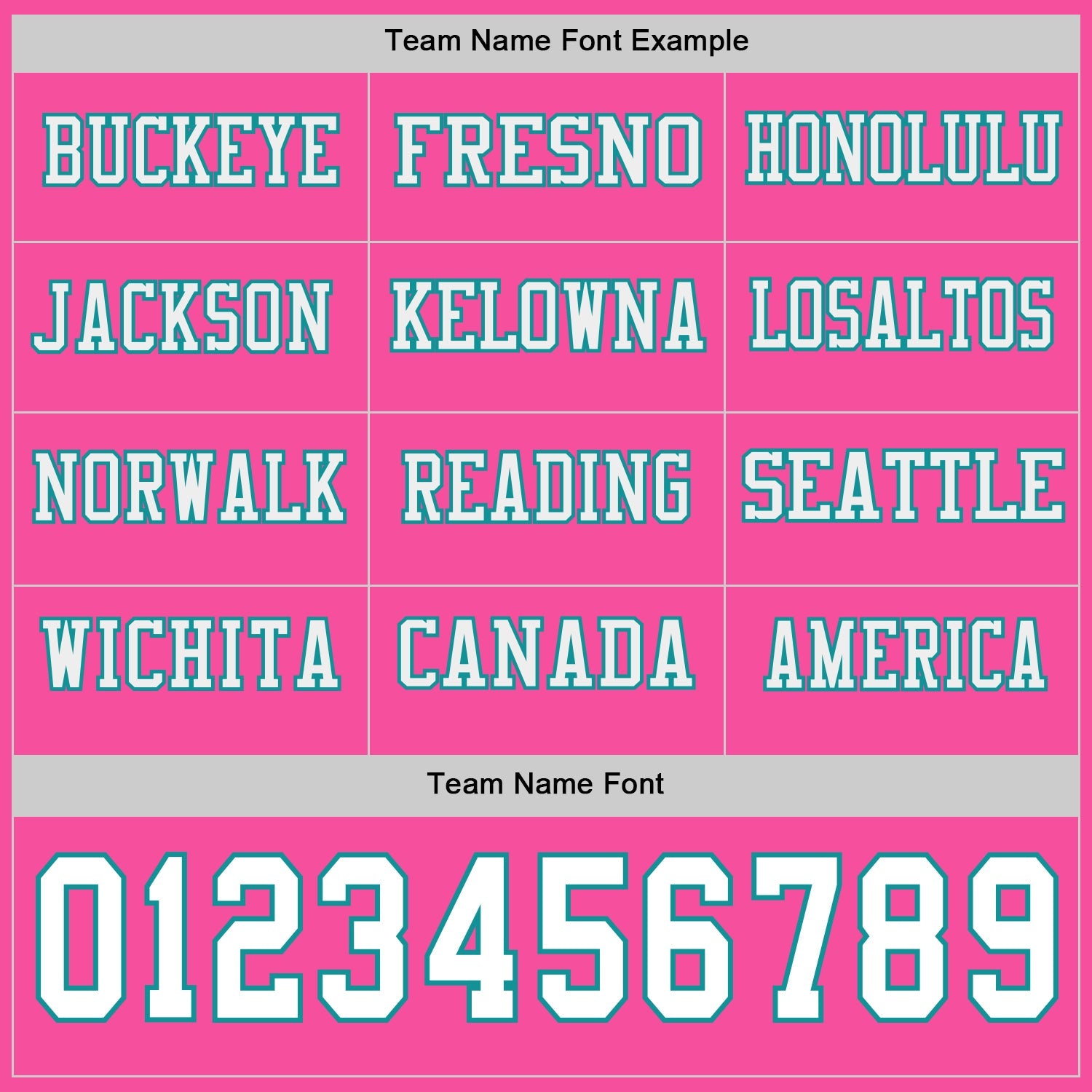 Custom Pink White-Teal Long Sleeve Authentic Football Jersey view 3