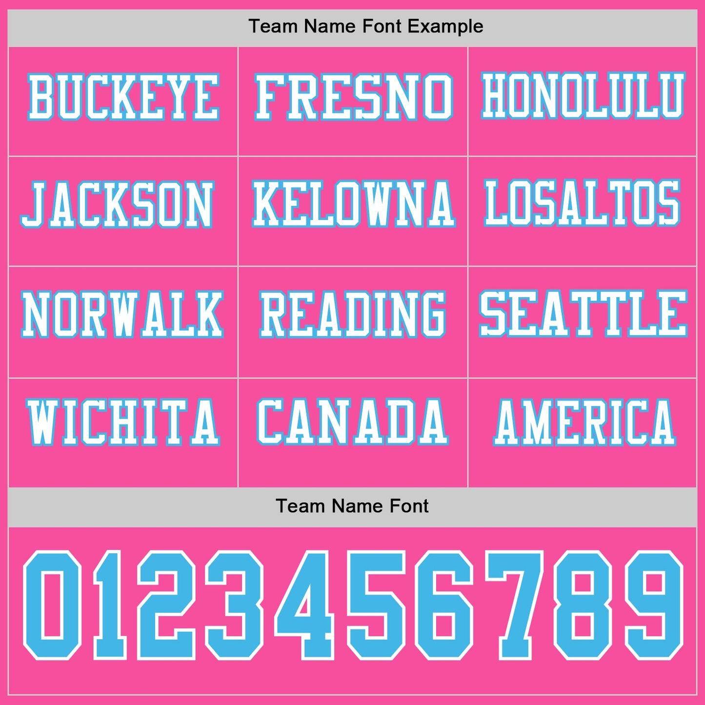 Custom Pink Sky Blue-White Long Sleeve Authentic Football Jersey view 3