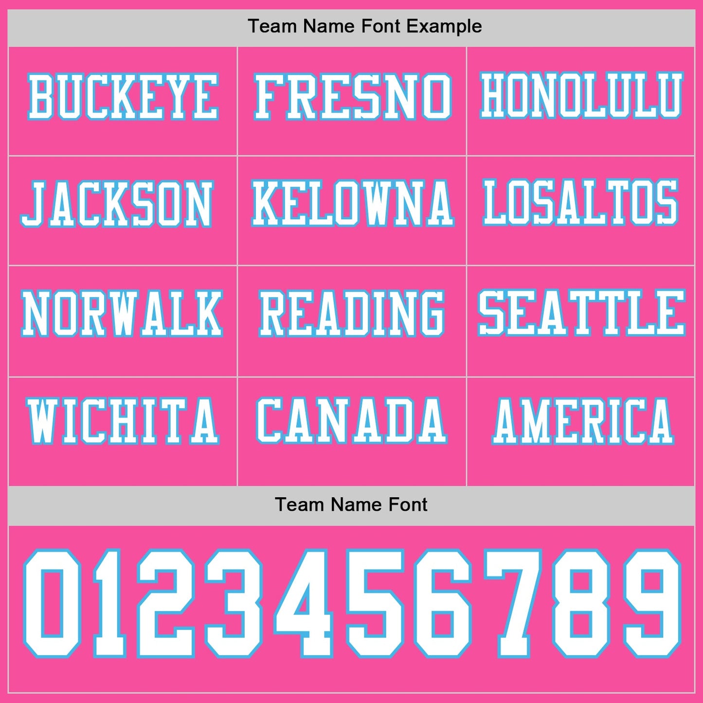 Custom Pink White-Sky Blue Long Sleeve Authentic Football Jersey view 3