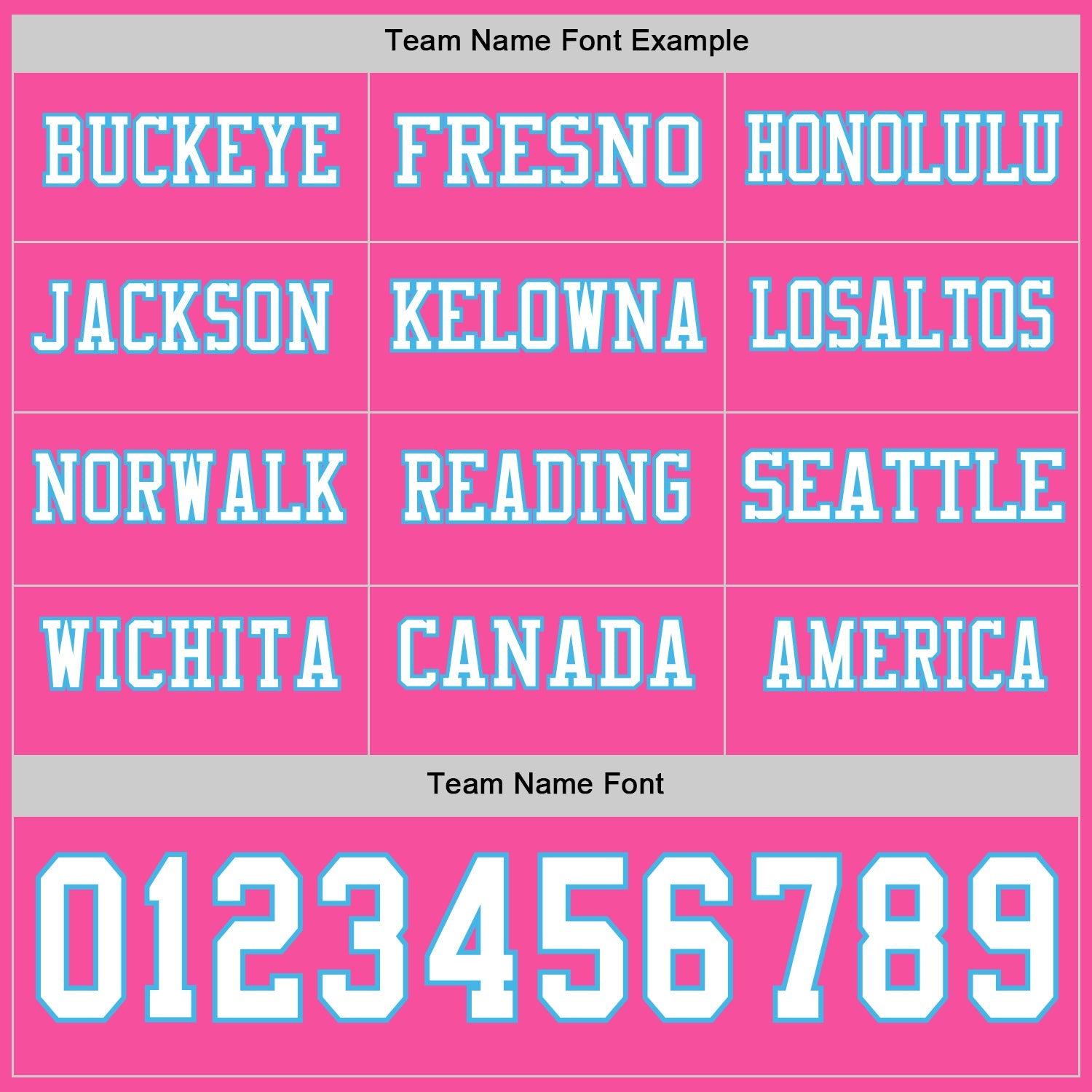 Custom Pink White-Sky Blue Long Sleeve Authentic Football Jersey view 3