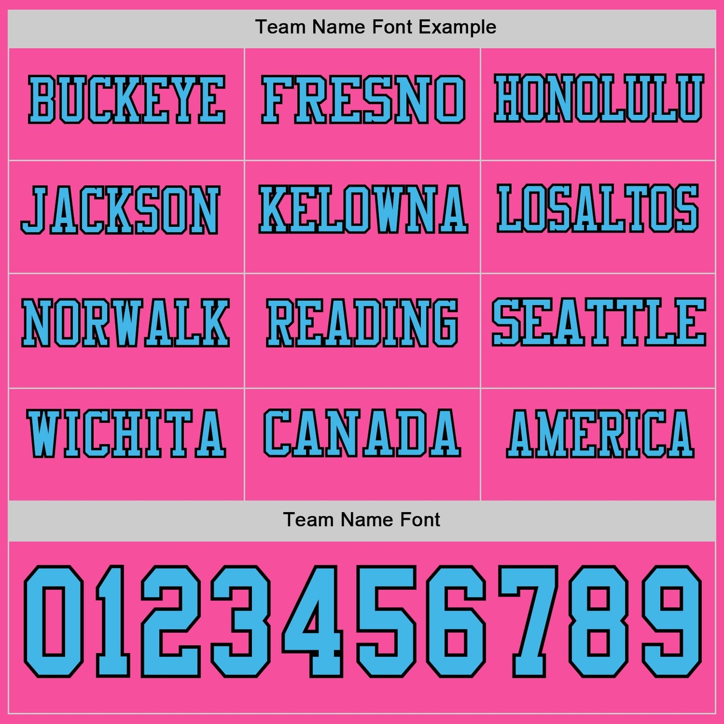 Custom Pink Sky Blue-Black Long Sleeve Authentic Football Jersey view 3