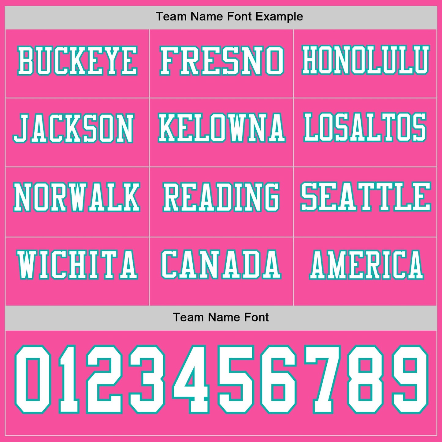 Custom Pink White-Aqua Long Sleeve Authentic Football Jersey view 3