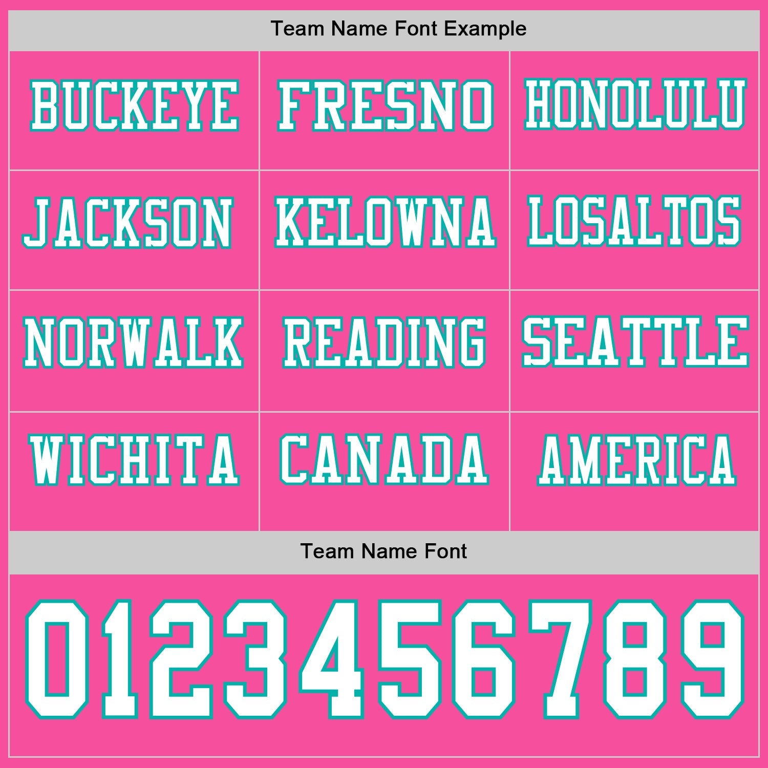Custom Pink White-Aqua Long Sleeve Authentic Football Jersey view 3