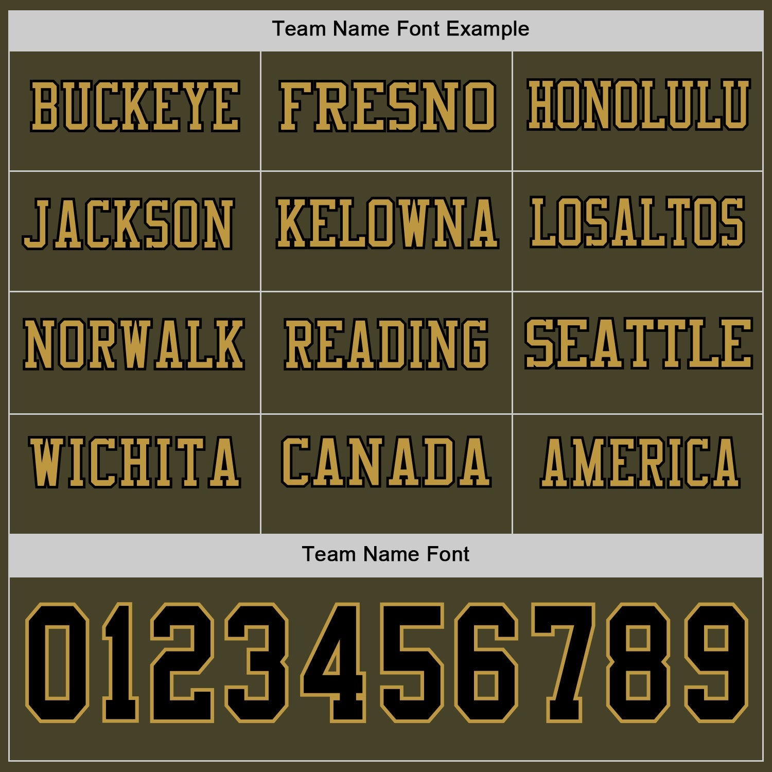 Custom Olive Black-Old Gold Long Sleeve Salute To Service Authentic Football Jersey view 3
