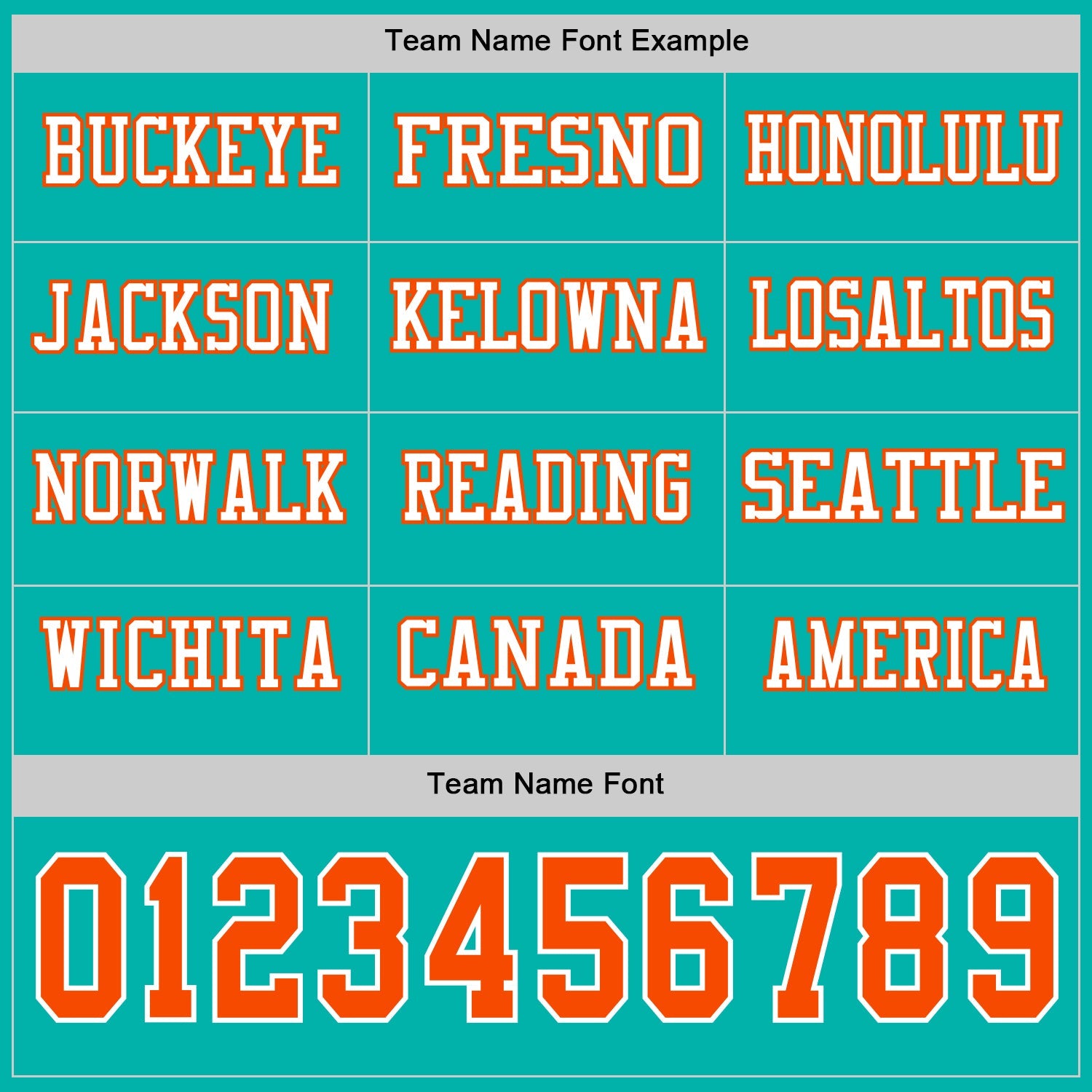 Custom Aqua Orange-White Long Sleeve Authentic Football Jersey view 3
