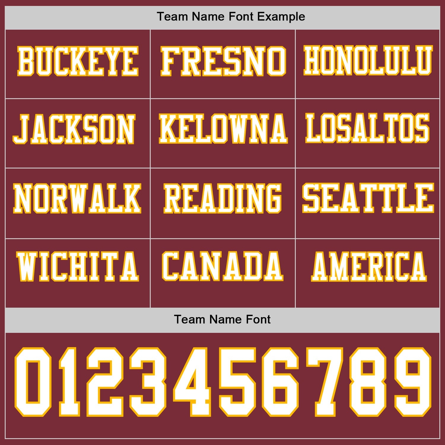 Custom Burgundy White-Gold Long Sleeve Authentic Football Jersey view 3