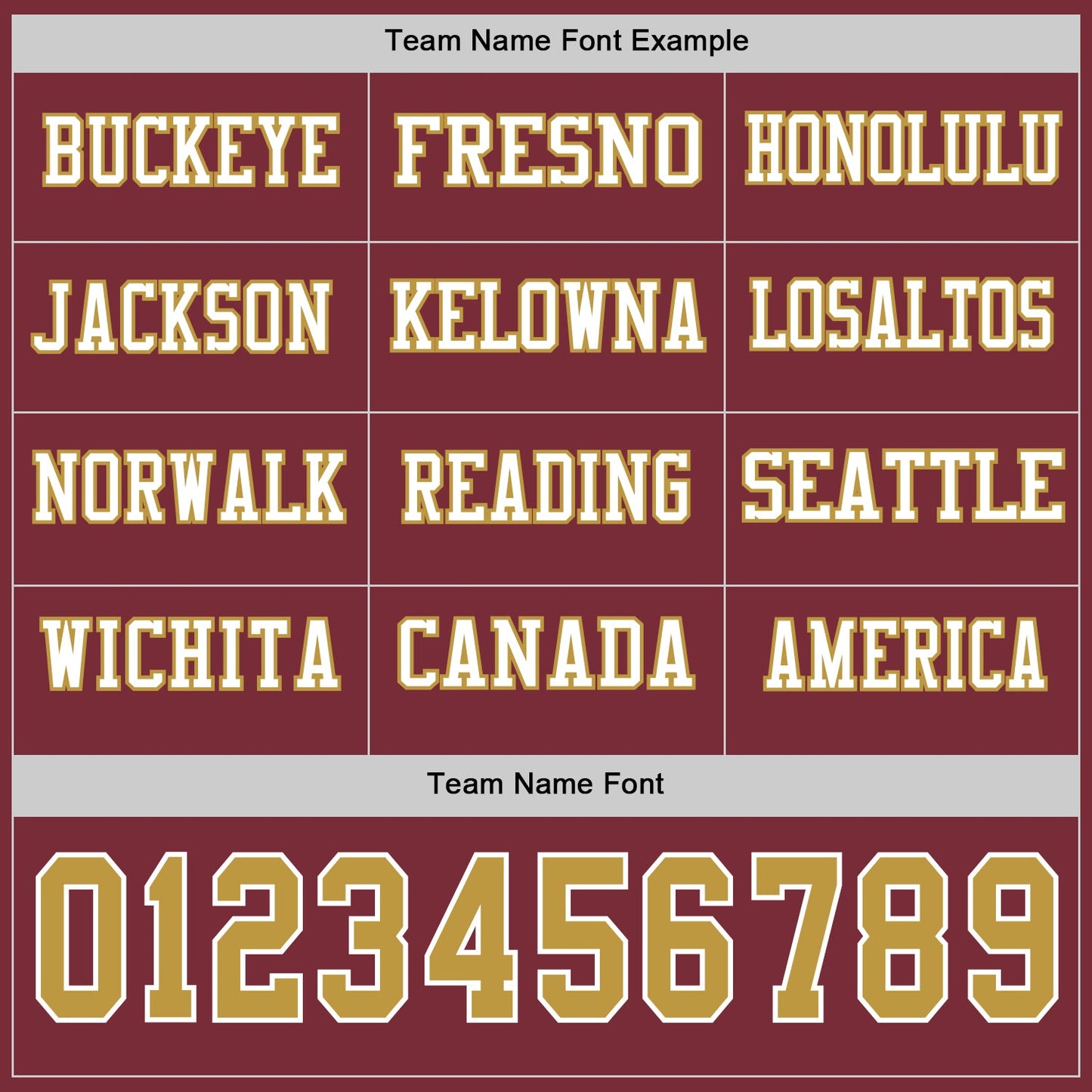 Custom Burgundy Old Gold-White Long Sleeve Authentic Football Jersey view 3