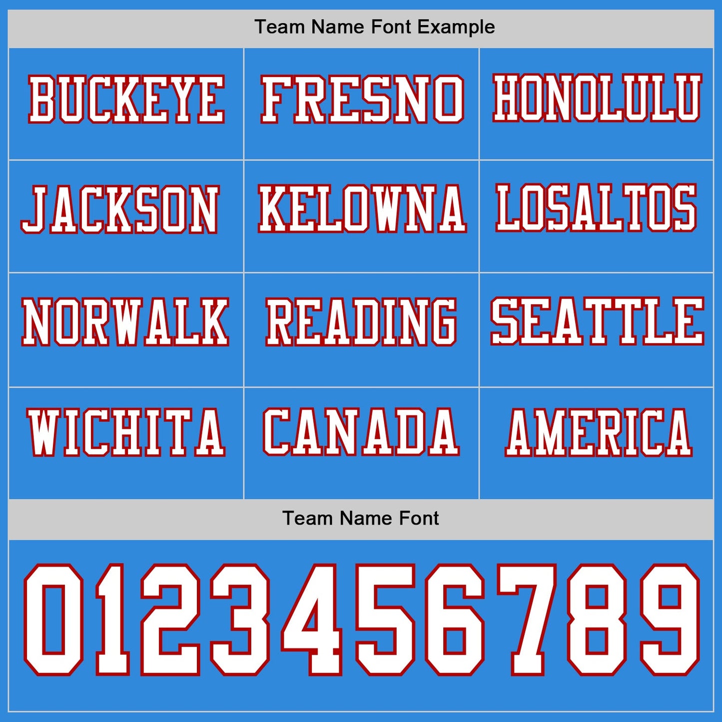 Custom Powder Blue White-Red Long Sleeve Authentic Football Jersey view 3