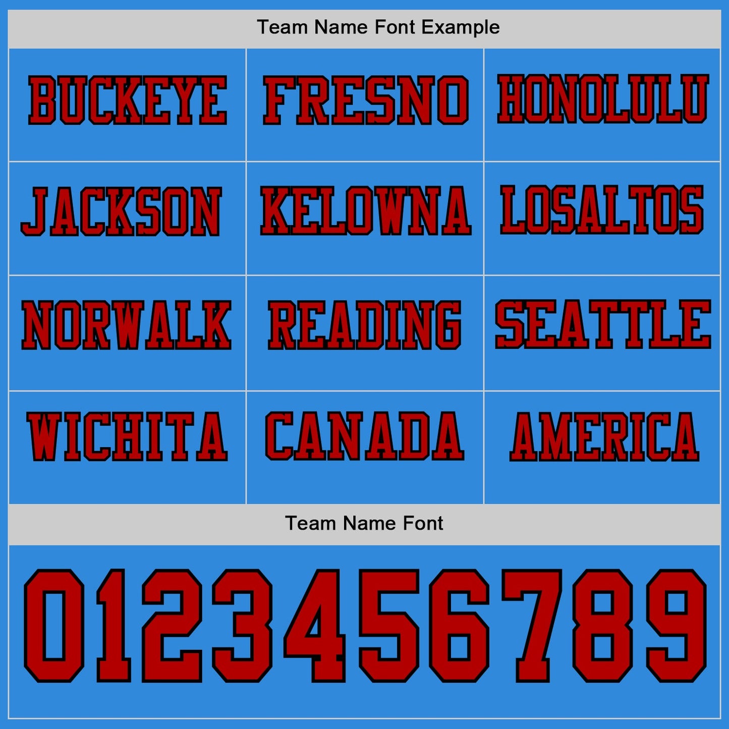 Custom Powder Blue Red-Black Long Sleeve Authentic Football Jersey view 3