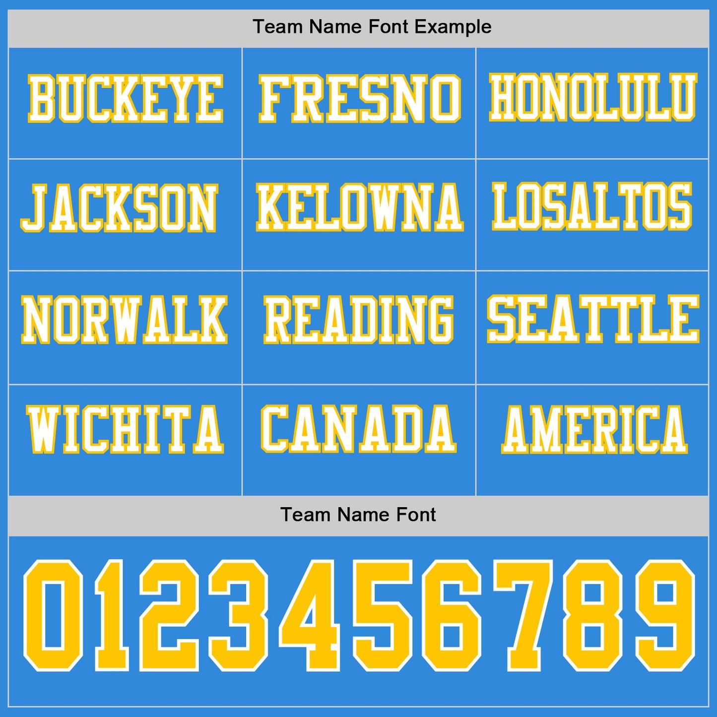 Custom Powder Blue Yellow-White Long Sleeve Authentic Football Jersey view 3