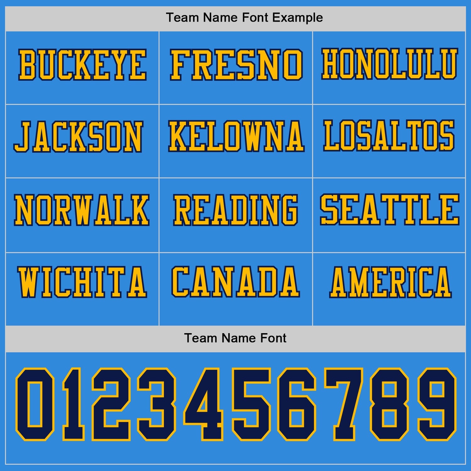 Custom Powder Blue Navy-Gold Long Sleeve Authentic Football Jersey view 3