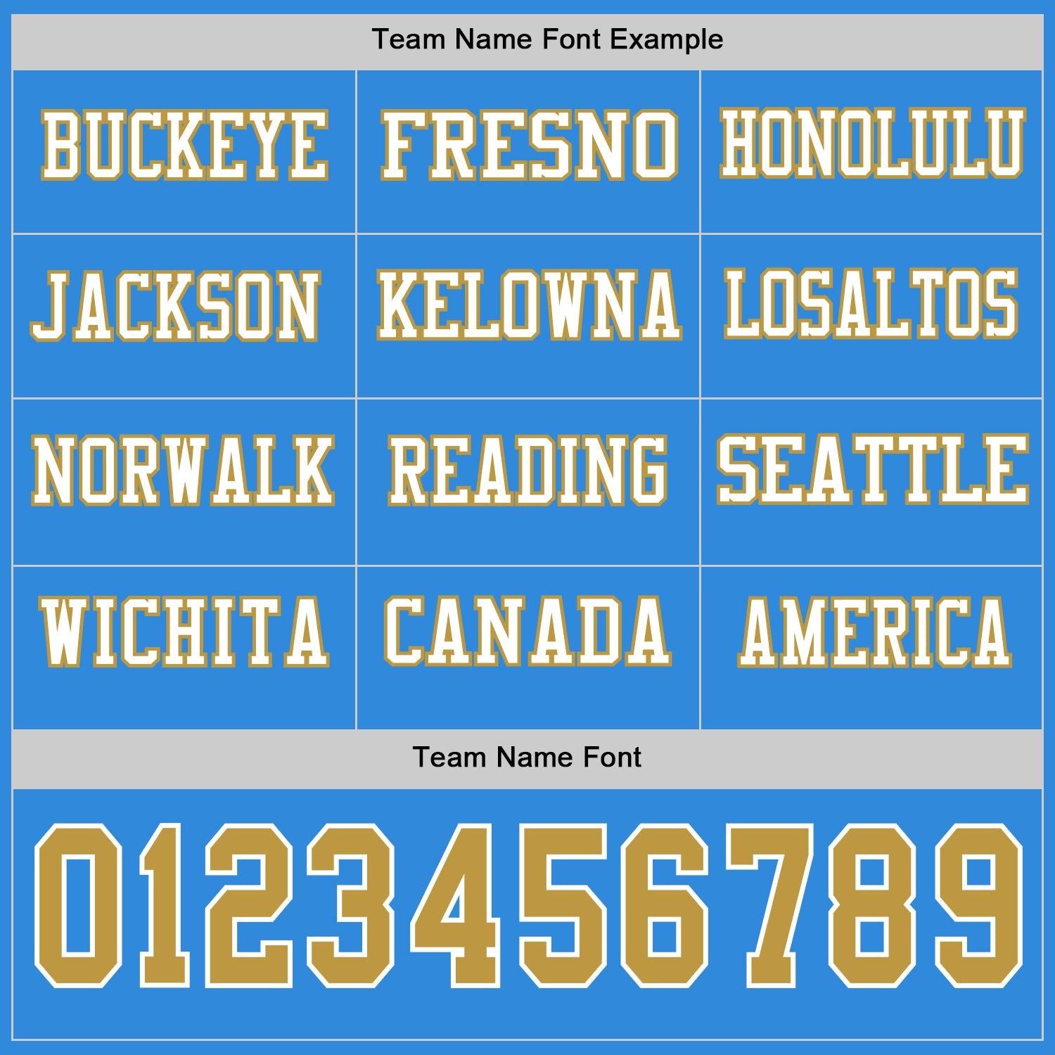 Custom Powder Blue Old Gold-White Long Sleeve Authentic Football Jersey view 3