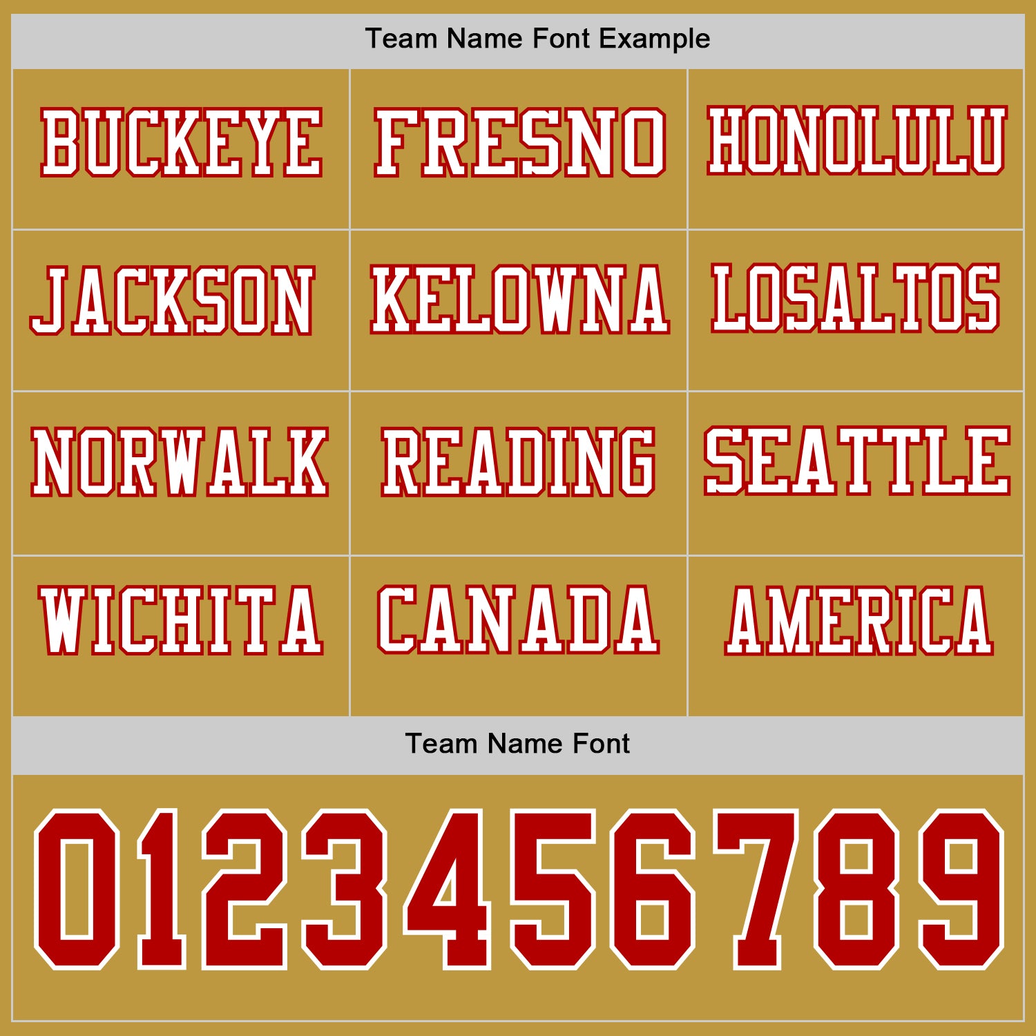 Custom Old Gold Red-White Long Sleeve Authentic Football Jersey view 3