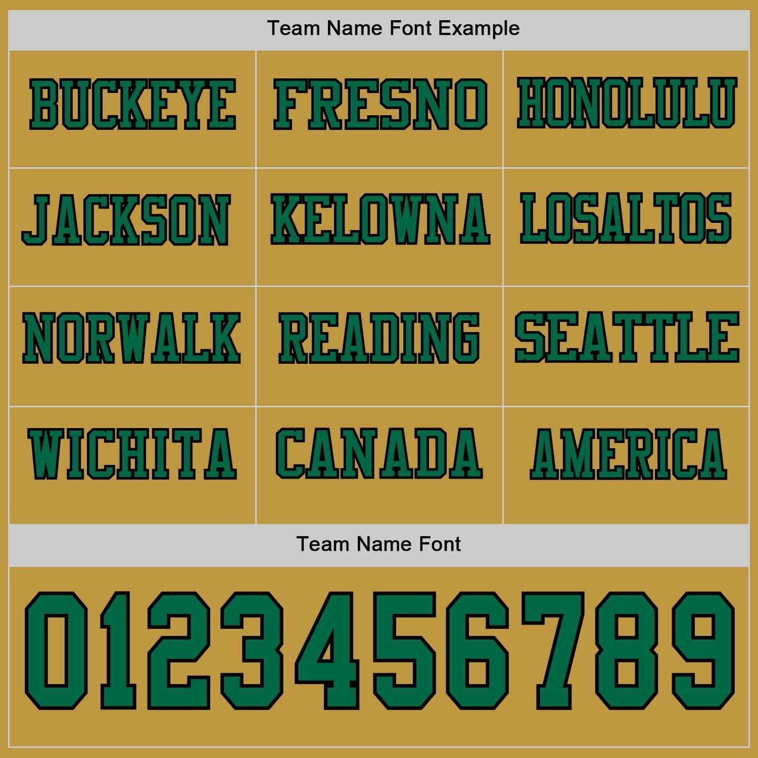 Custom Old Gold Kelly Green-Black Long Sleeve Authentic Football Jersey view 3