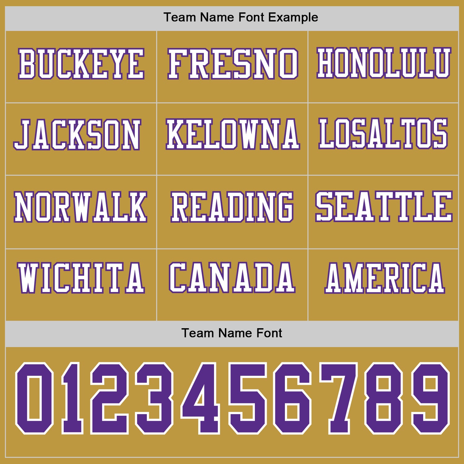 Custom Old Gold Purple-White Long Sleeve Authentic Football Jersey view 3