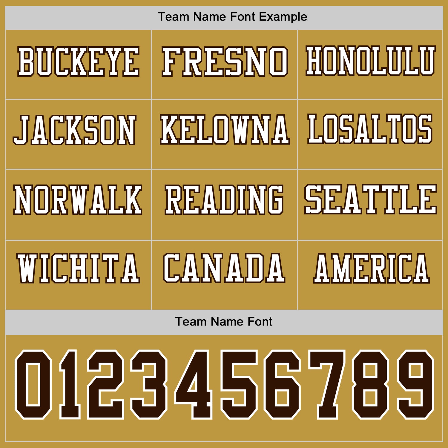 Custom Old Gold Brown-White Long Sleeve Authentic Football Jersey view 3