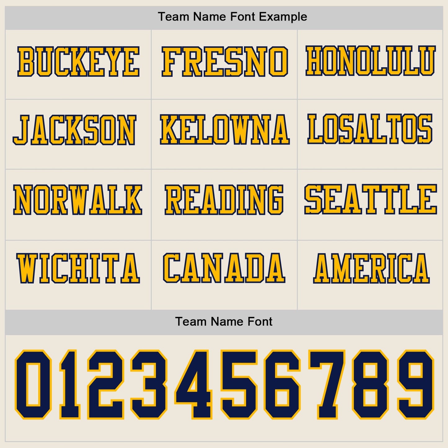 Custom Cream Navy-Gold Long Sleeve Authentic Football Jersey view 3