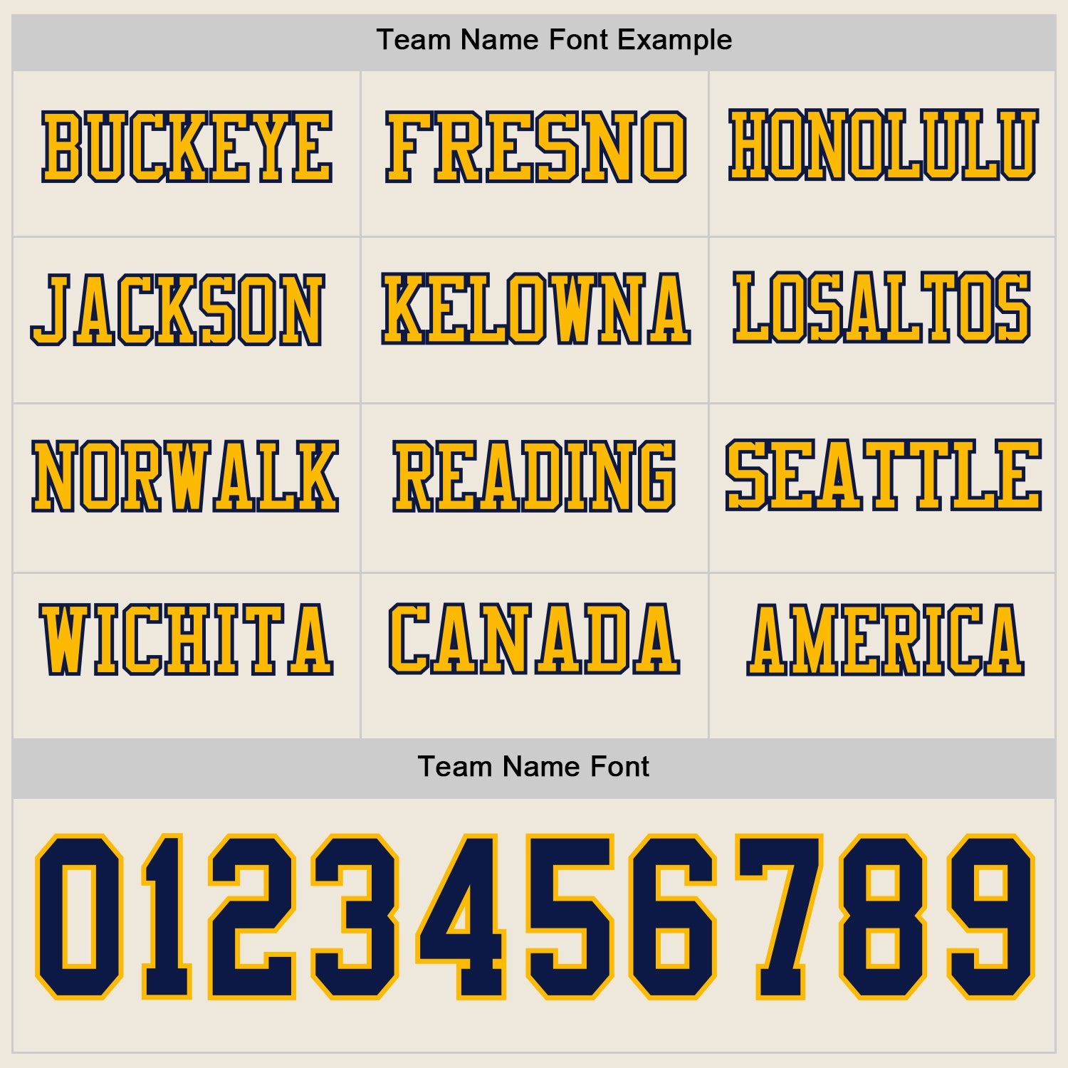 Custom Cream Navy-Gold Long Sleeve Authentic Football Jersey view 3
