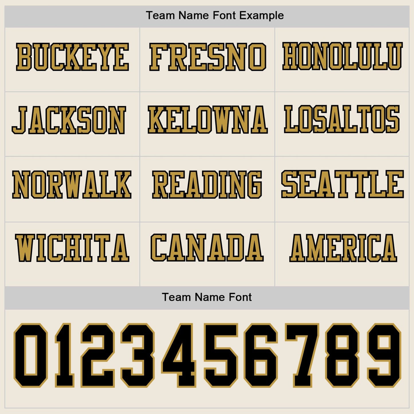 Custom Cream Black-Old Gold Long Sleeve Authentic Football Jersey view 3