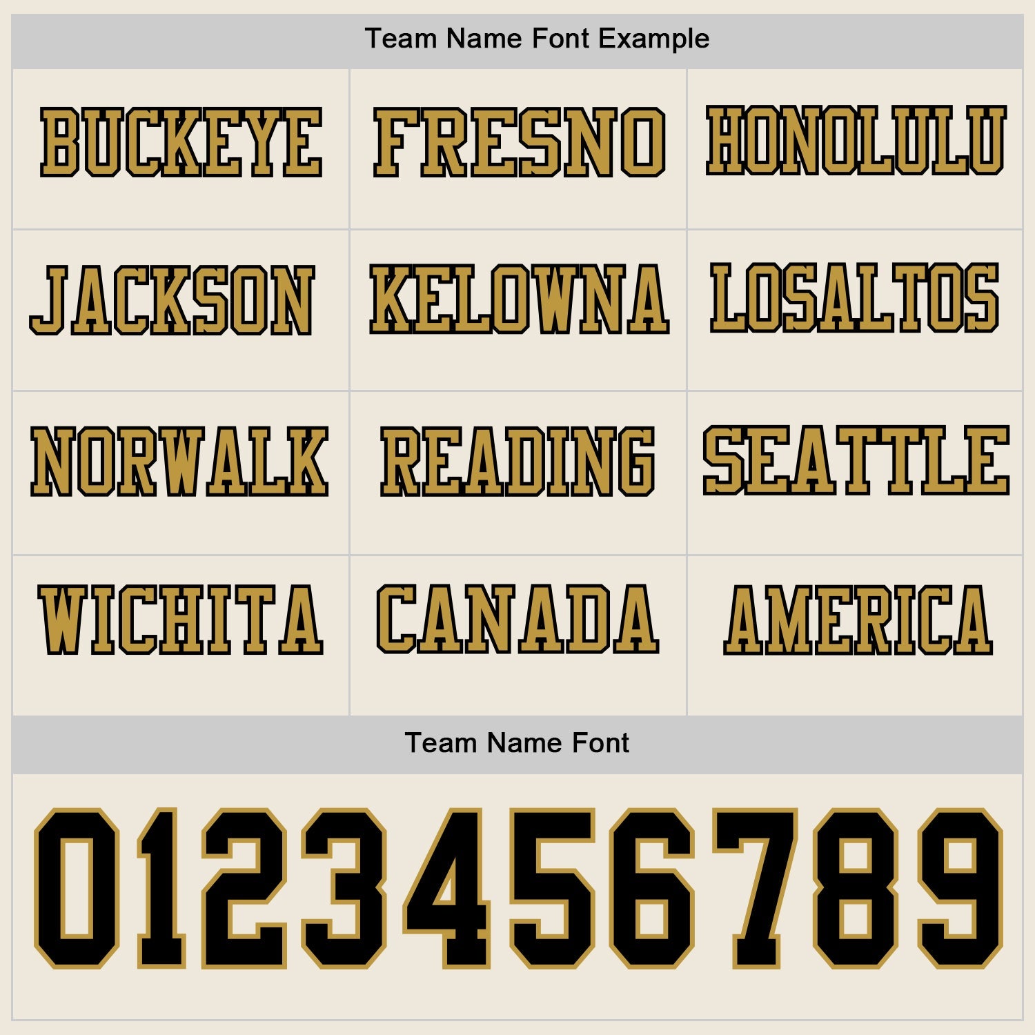 Custom Cream Black-Old Gold Long Sleeve Authentic Football Jersey view 3