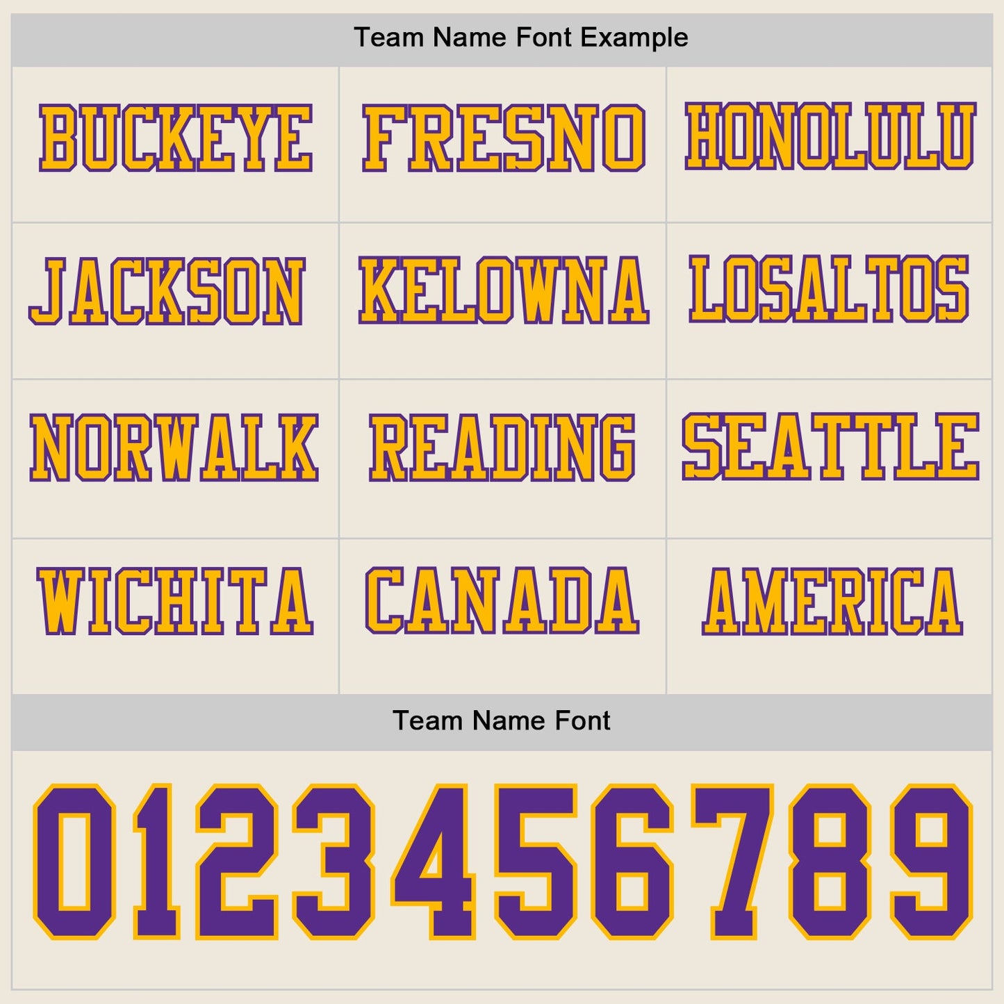 Custom Cream Purple-Gold Long Sleeve Authentic Football Jersey view 3