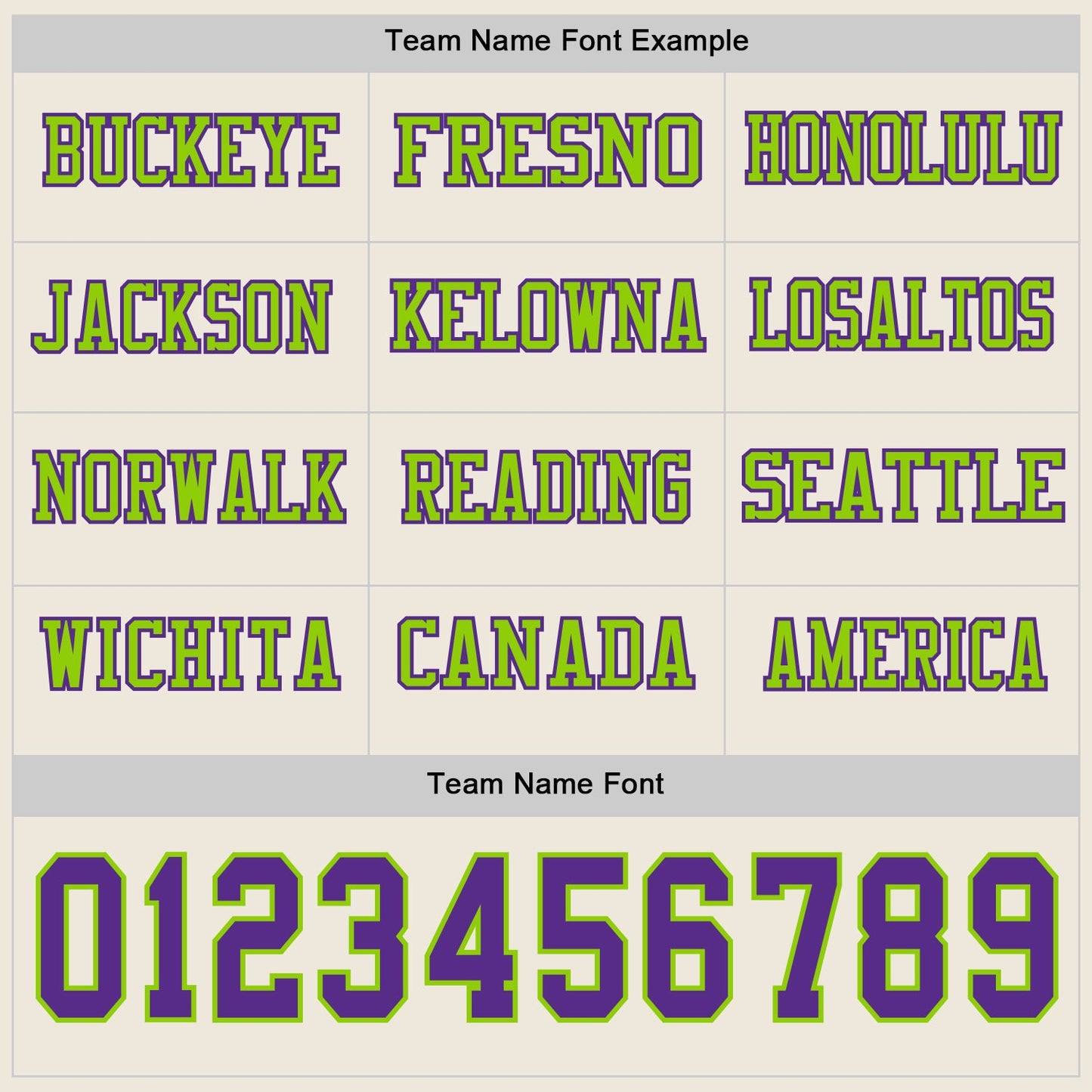 Custom Cream Purple-Neon Green Long Sleeve Authentic Football Jersey view 3
