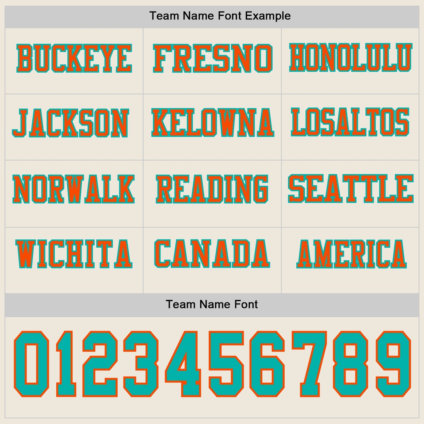 Custom Cream Aqua-Orange Long Sleeve Authentic Football Jersey view 3