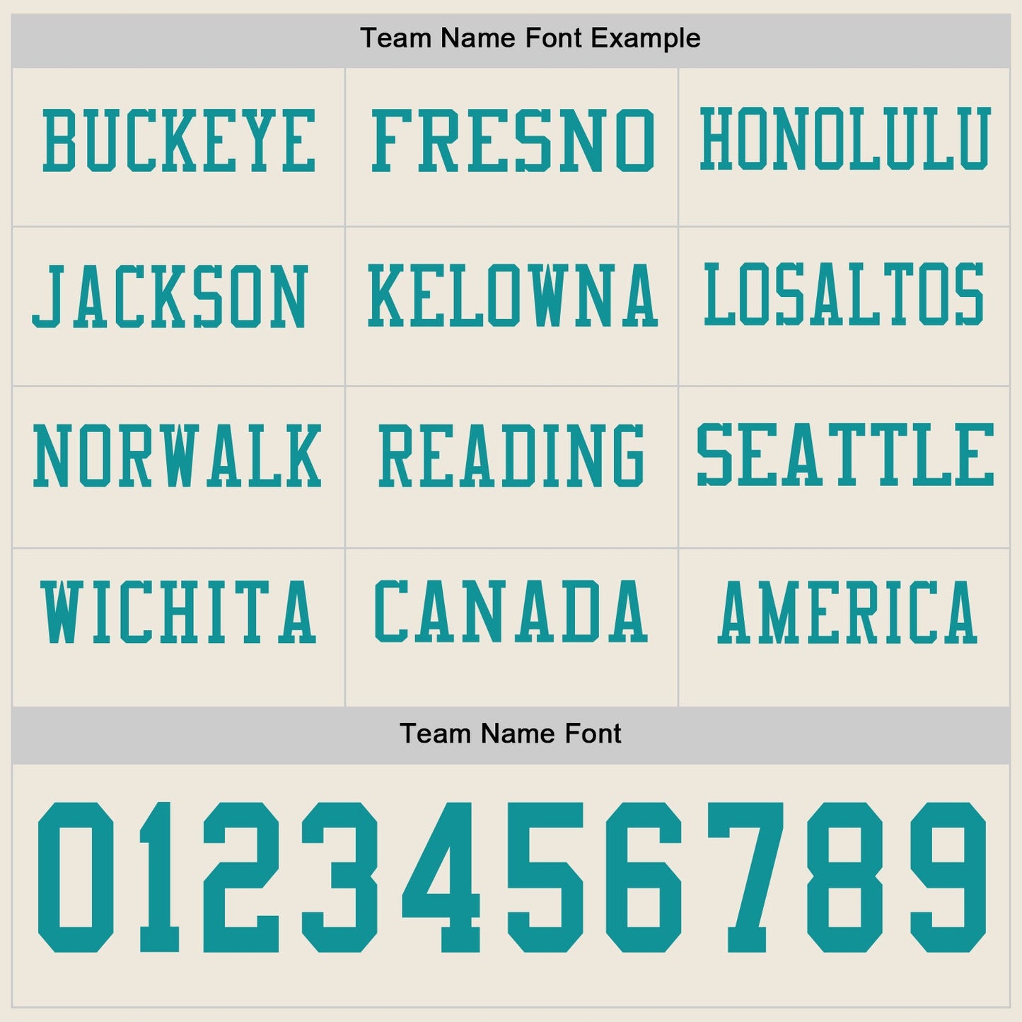 Custom Cream Teal Long Sleeve Authentic Football Jersey view 3